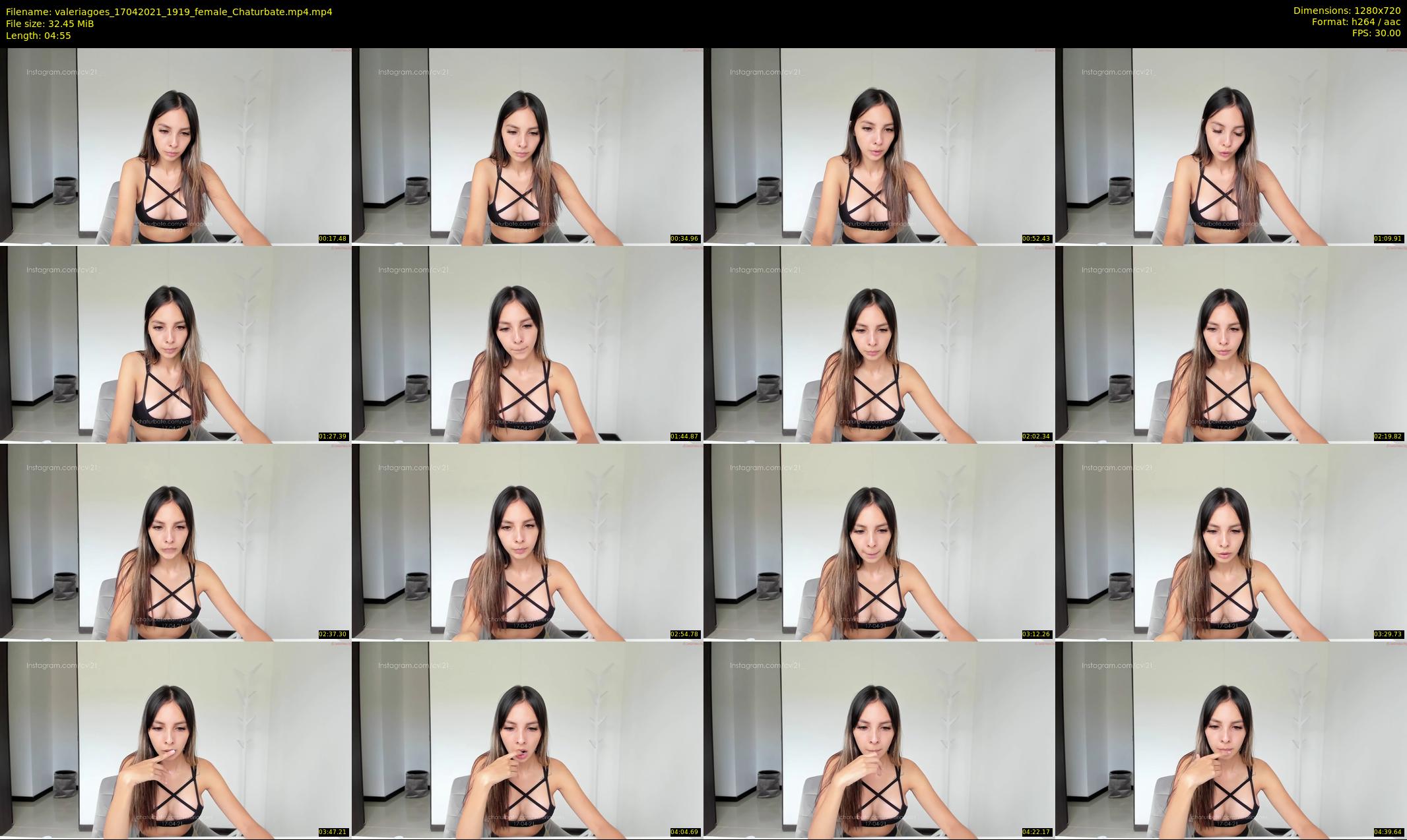 valeriagoes — 5 minute Chaturbate female cam show recording, 720p, Apr 17, 2021