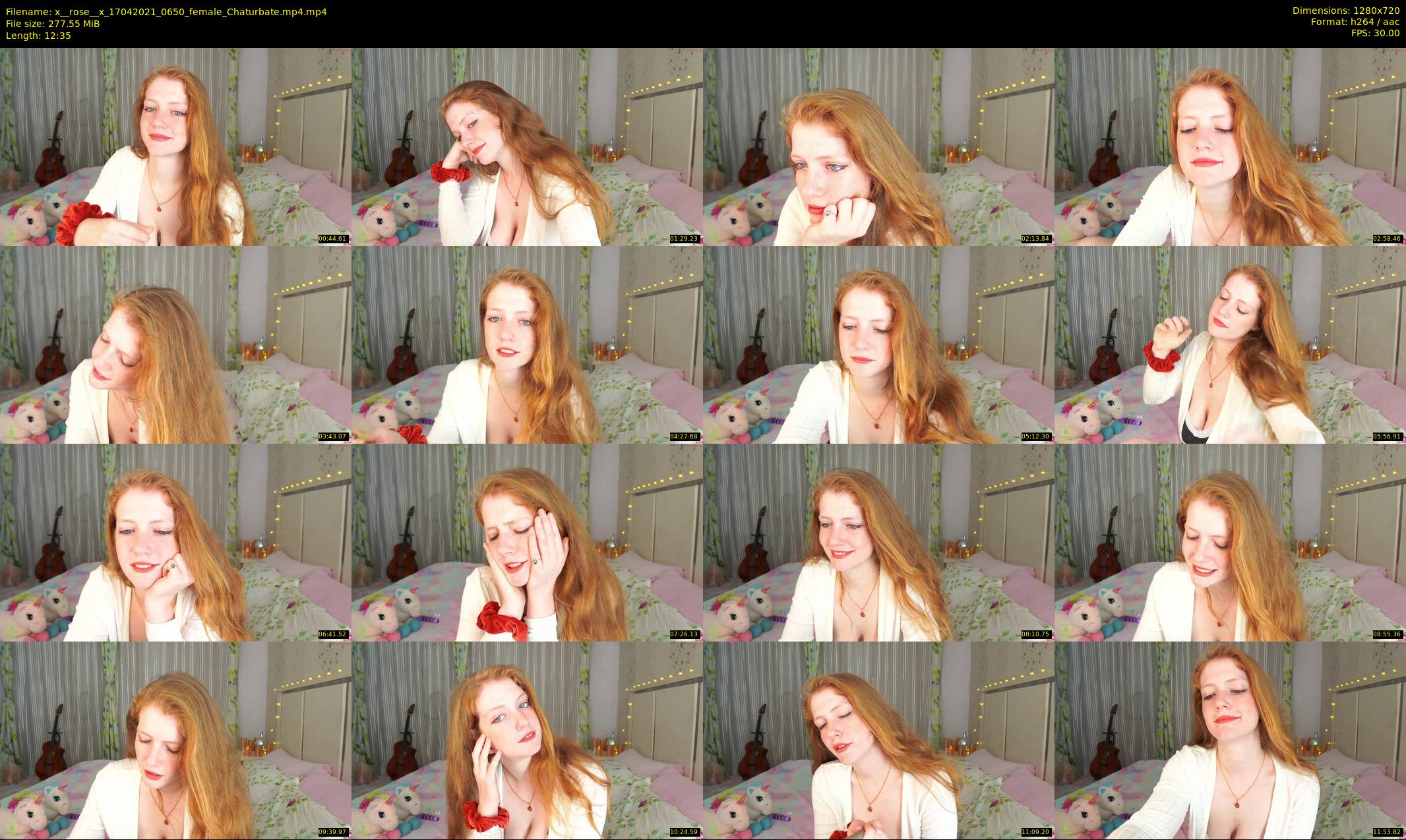 x__rose__x — 13 minute Chaturbate female cam show recording, 720p, Apr 17, 2021