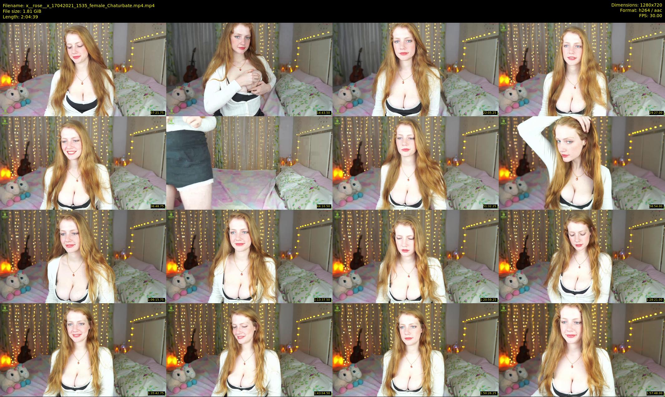 x__rose__x — 125 minute Chaturbate female cam show recording, 720p, Apr 17, 2021