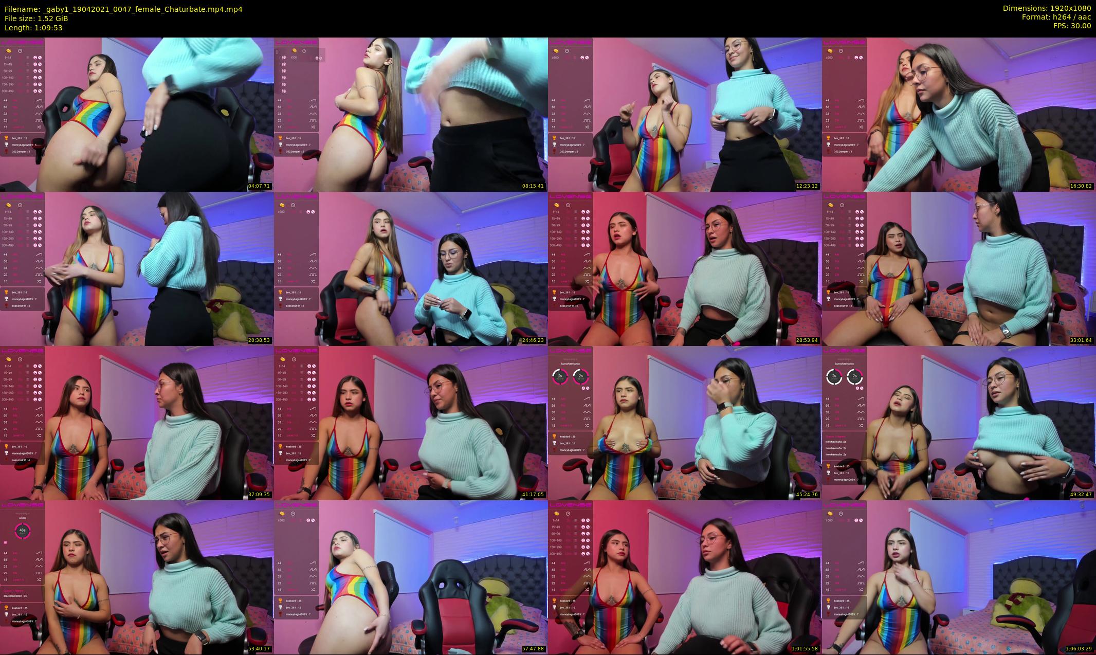 _gaby1 — 70 minute Chaturbate female cam show recording, 1080p, Apr 19, 2021