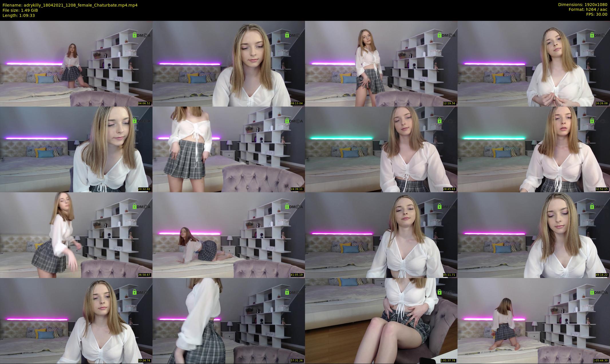 adrykilly — 70 minute Chaturbate female cam show recording, 1080p, Apr 18, 2021