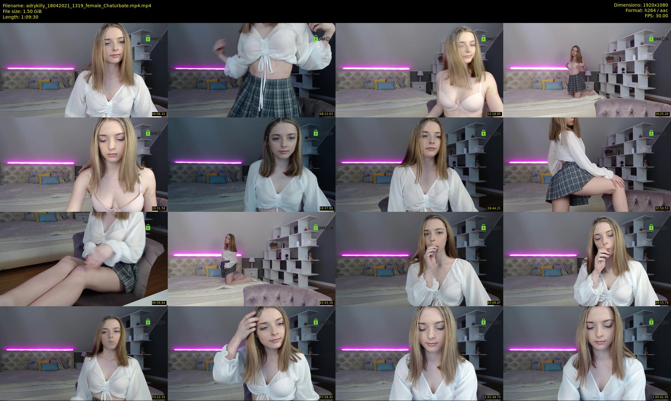 adrykilly — 70 minute Chaturbate female cam show recording, 1080p, Apr 18, 2021