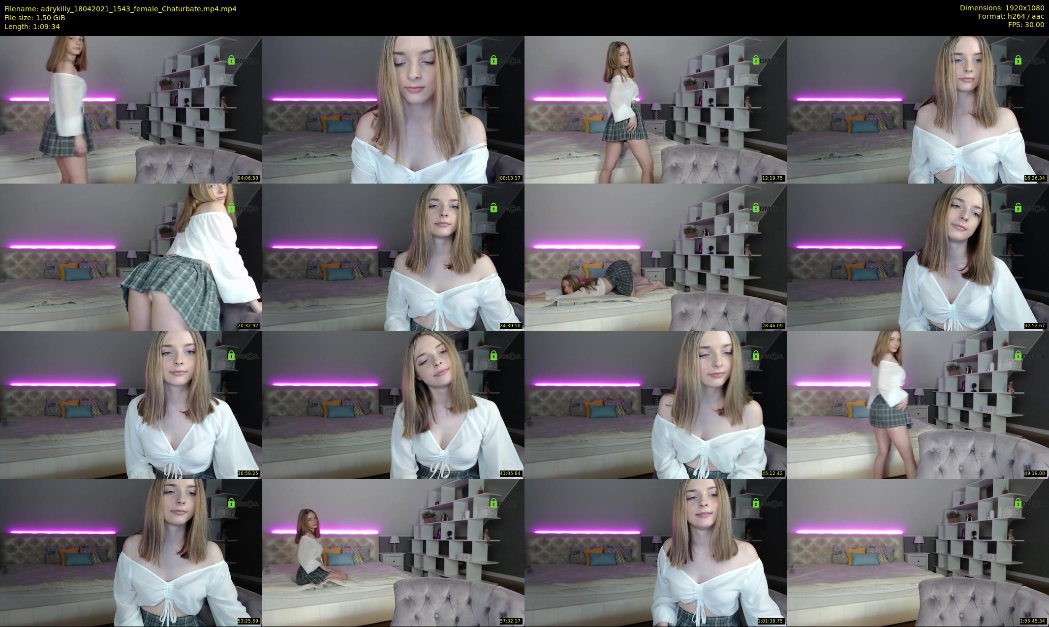 adrykilly — 70 minute Chaturbate female cam show recording, 1080p, Apr 18, 2021