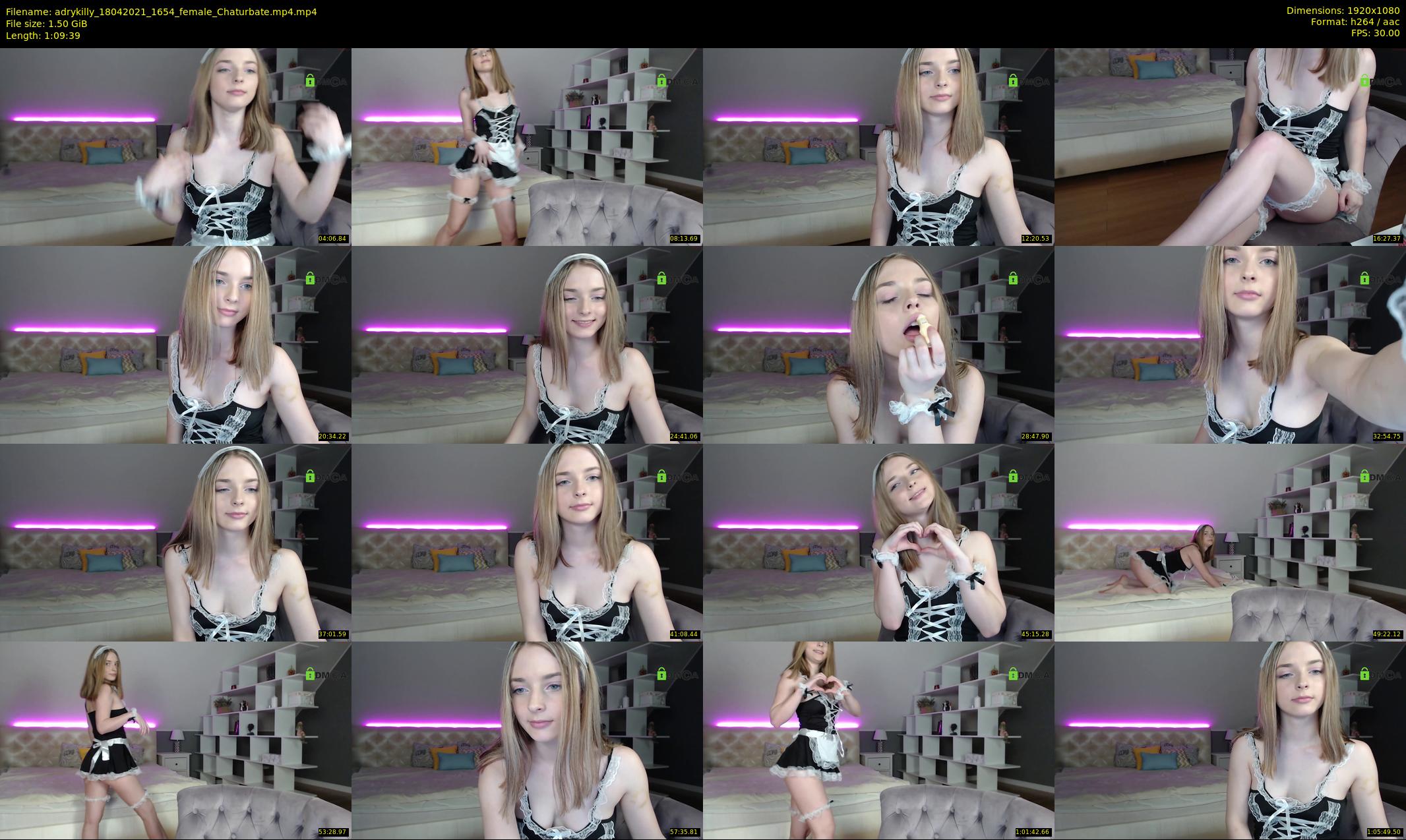 adrykilly — 70 minute Chaturbate female cam show recording, 1080p, Apr 18, 2021