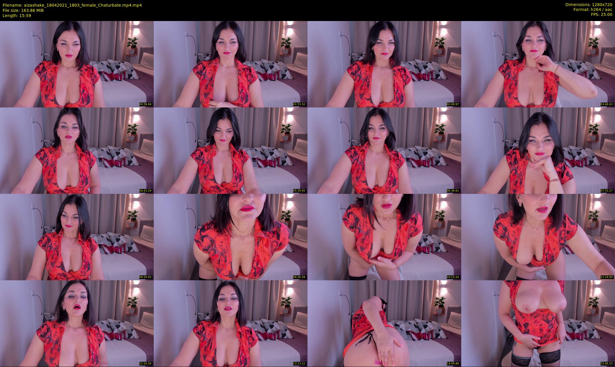 aizashake — 16 minute Chaturbate female cam show recording, 720p, Apr 18, 2021