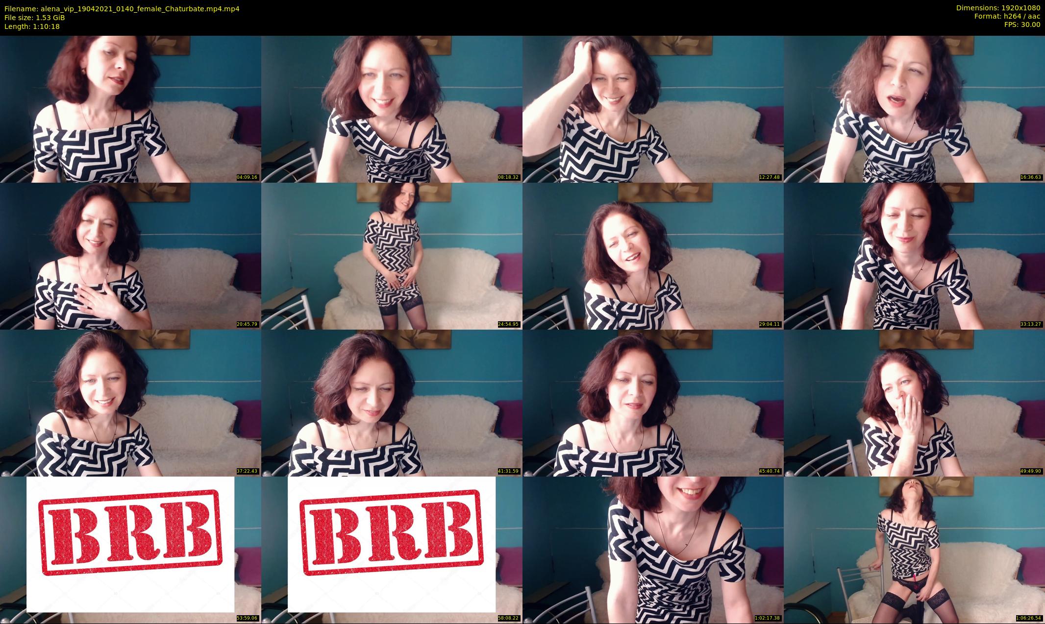 alena_vip — 71 minute Chaturbate female cam show recording, 1080p, Apr 19, 2021