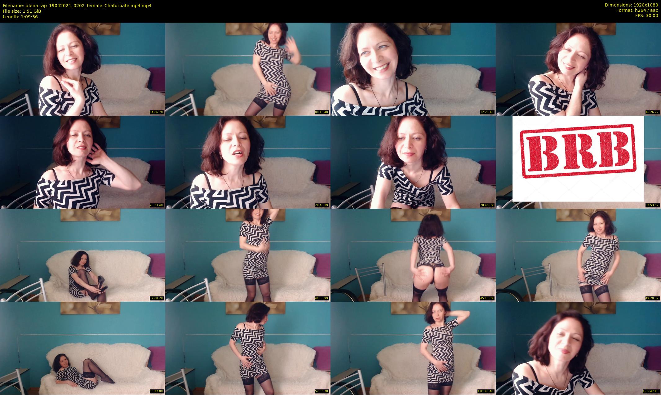 alena_vip — 70 minute Chaturbate female cam show recording, 1080p, Apr 19, 2021