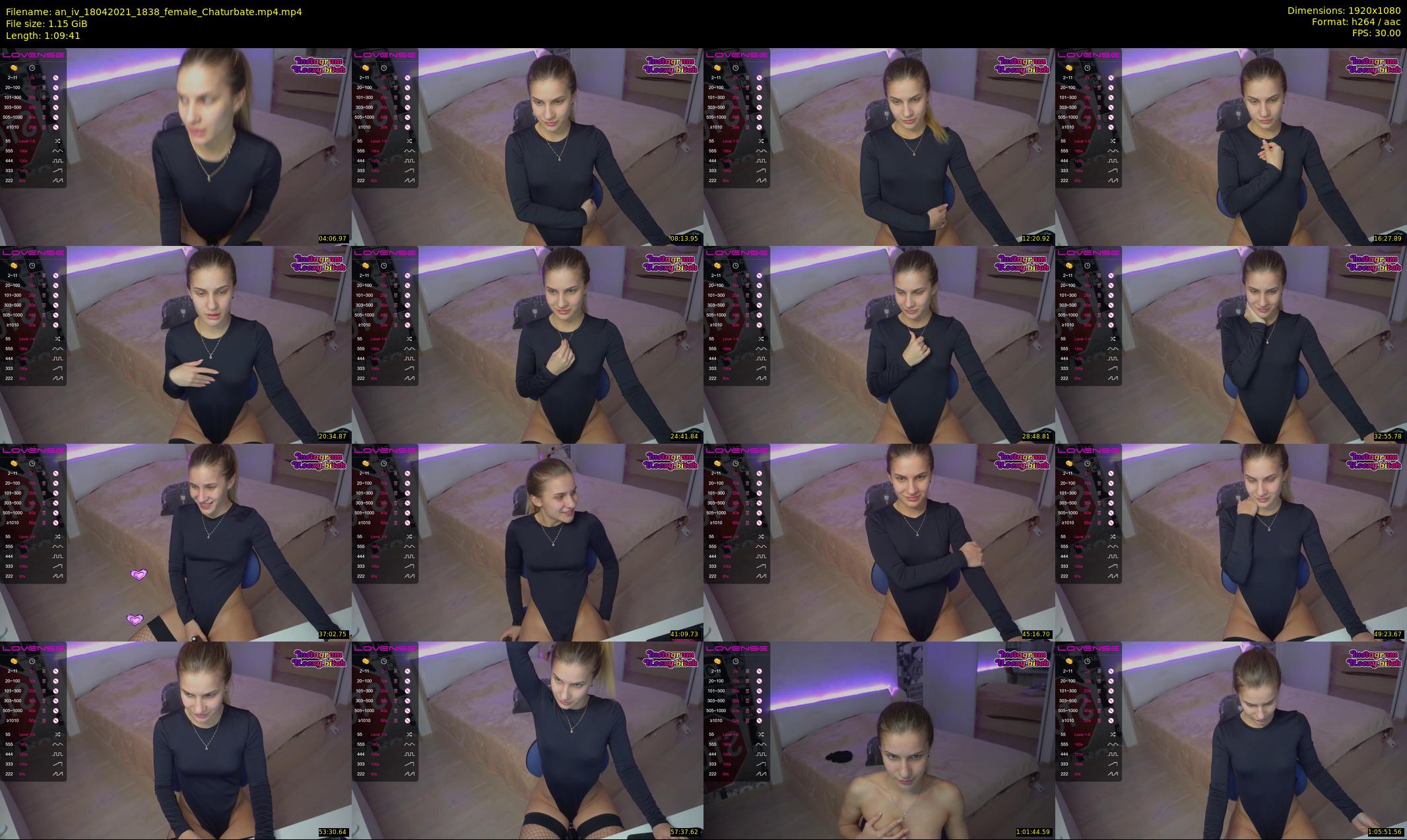 an_iv — 70 minute Chaturbate female cam show recording, 1080p, Apr 18, 2021