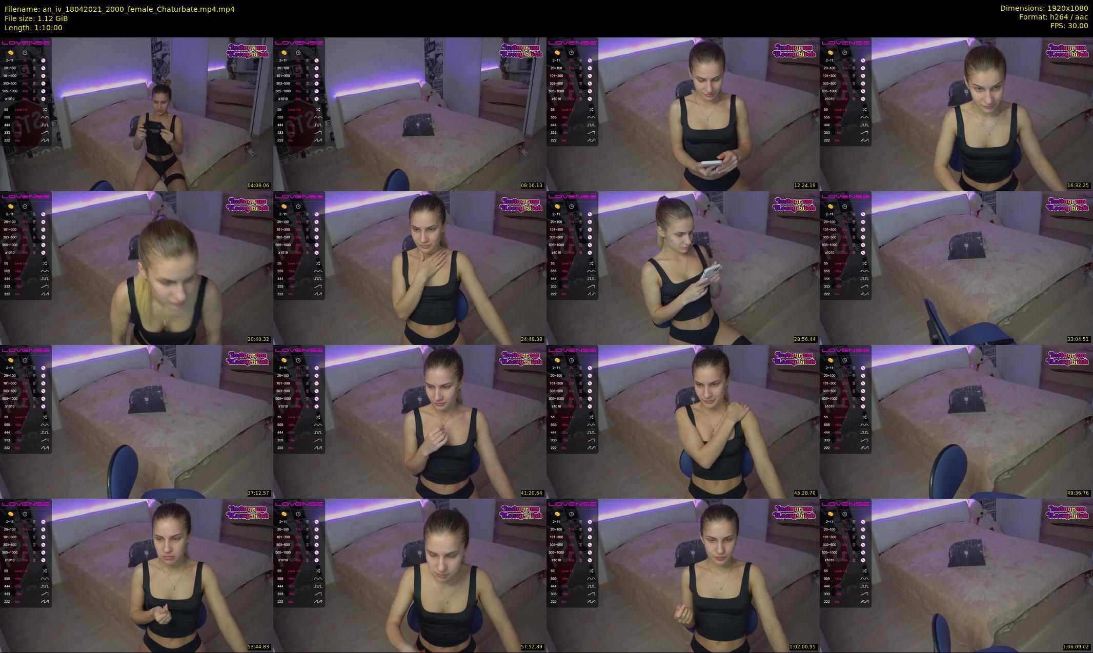 an_iv — 70 minute Chaturbate female cam show recording, 1080p, Apr 18, 2021