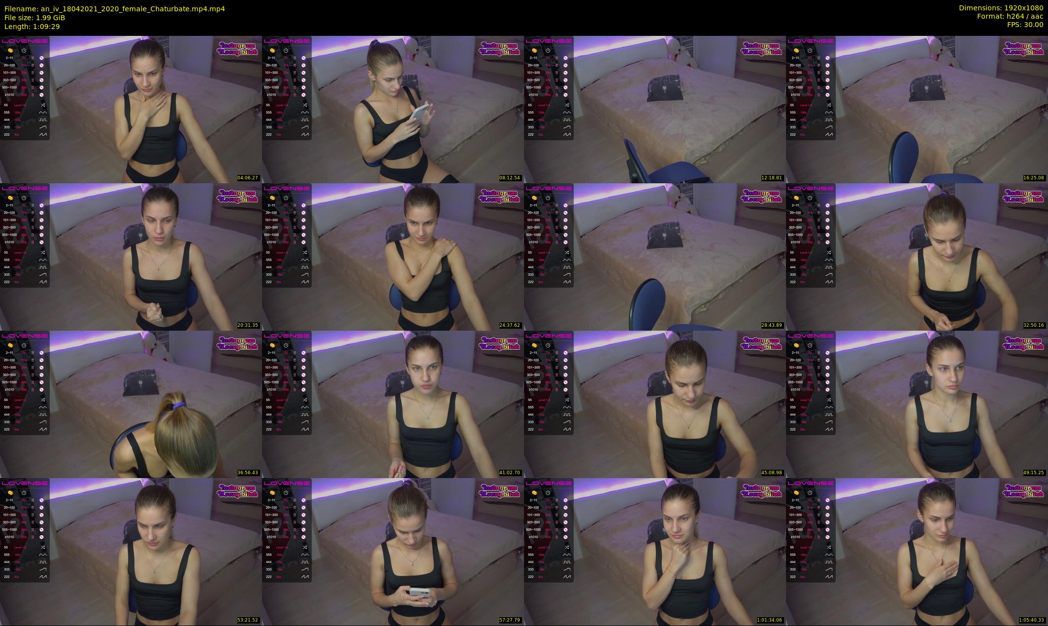 an_iv — 70 minute Chaturbate female cam show recording, 1080p, Apr 18, 2021