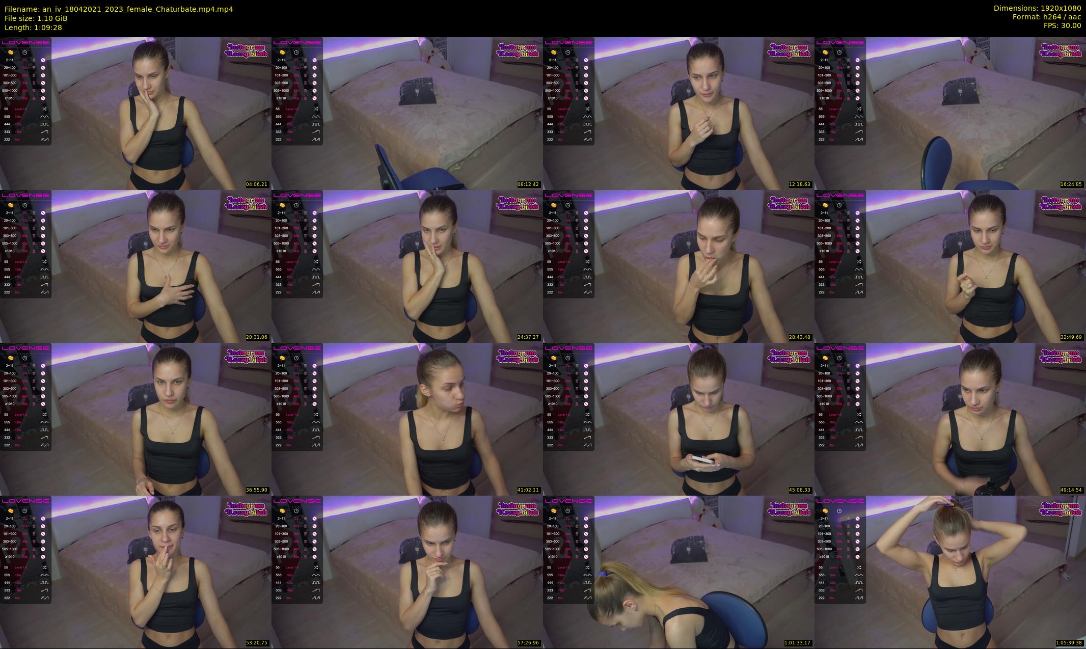 an_iv — 70 minute Chaturbate female cam show recording, 1080p, Apr 18, 2021