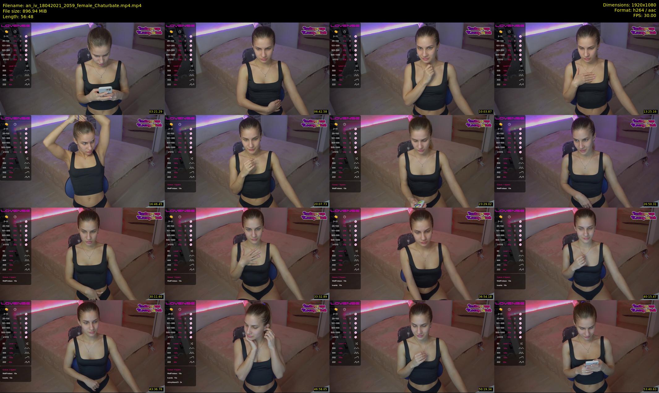 an_iv — 57 minute Chaturbate female cam show recording, 1080p, Apr 18, 2021