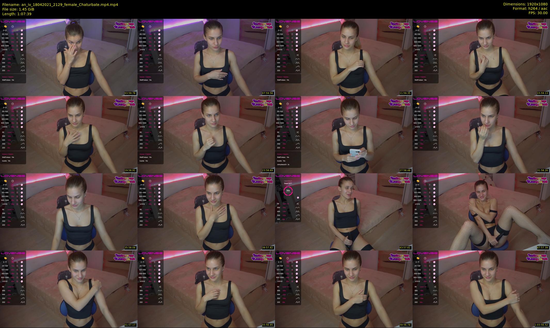 an_iv — 68 minute Chaturbate female cam show recording, 1080p, Apr 18, 2021