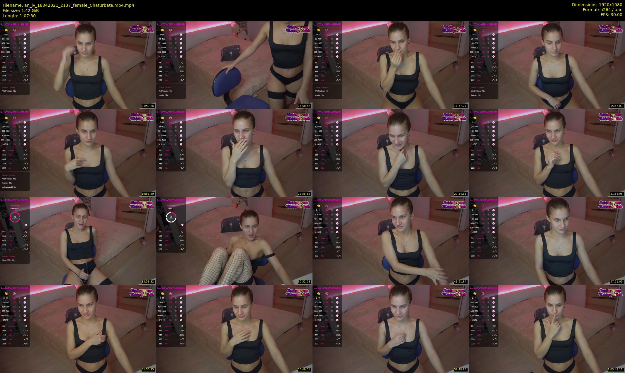 an_iv — 68 minute Chaturbate female cam show recording, 1080p, Apr 18, 2021