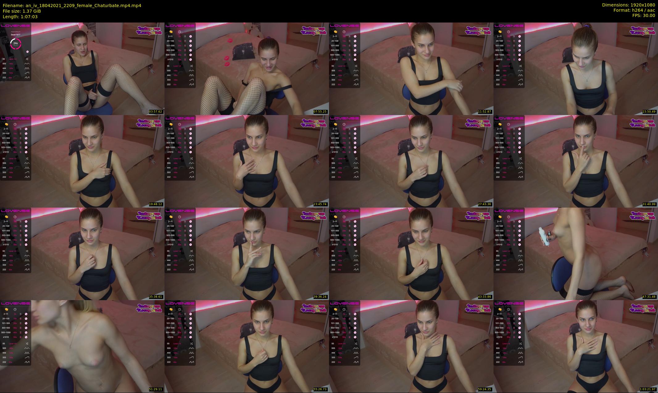 an_iv — 68 minute Chaturbate female cam show recording, 1080p, Apr 18, 2021