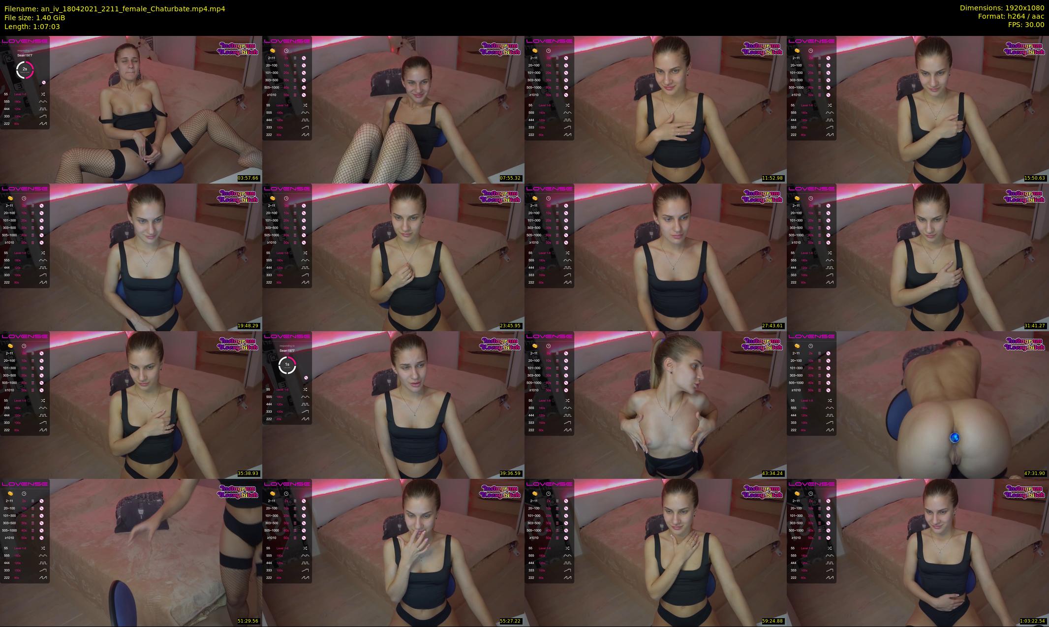an_iv — 68 minute Chaturbate female cam show recording, 1080p, Apr 18, 2021