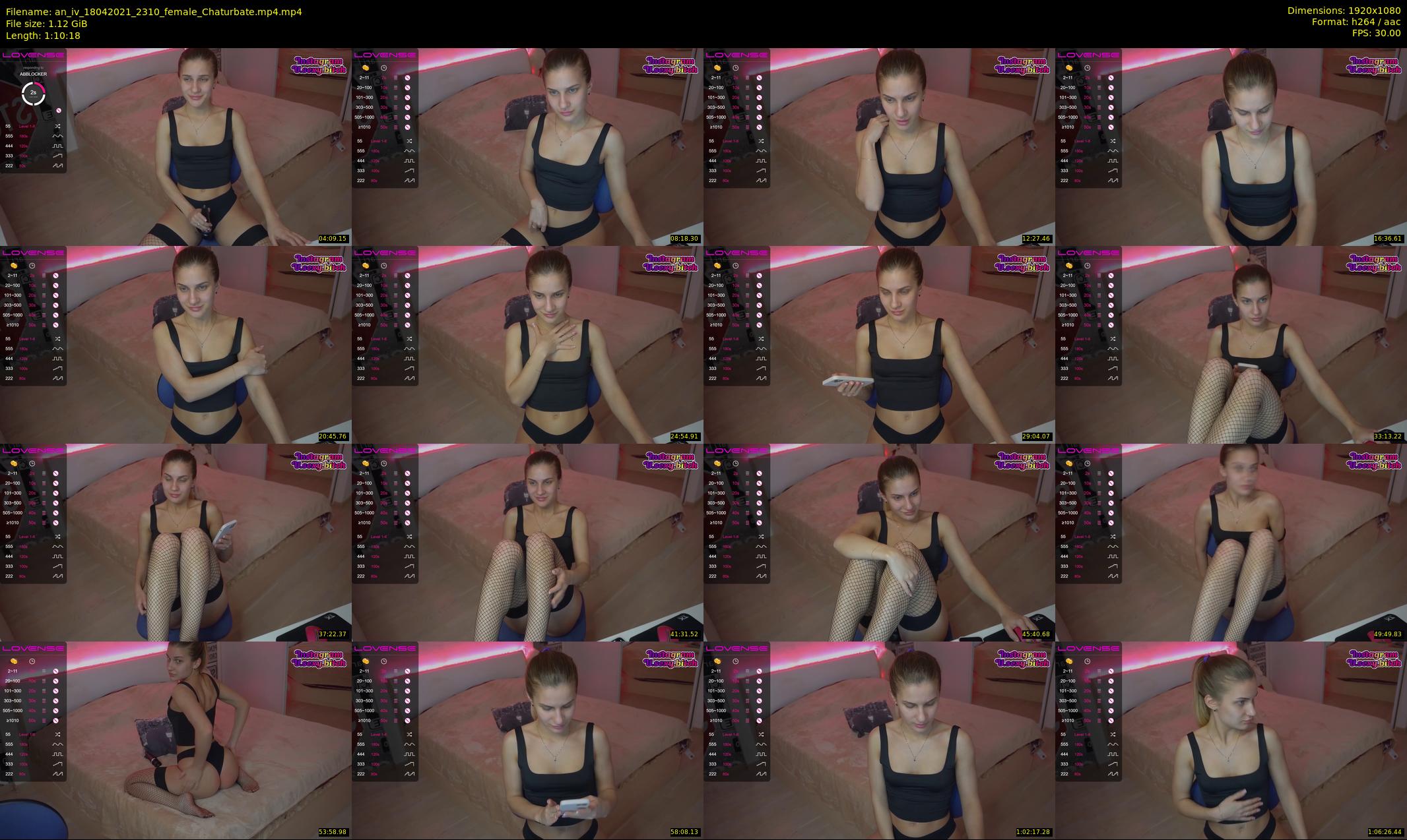 an_iv — 71 minute Chaturbate female cam show recording, 1080p, Apr 18, 2021
