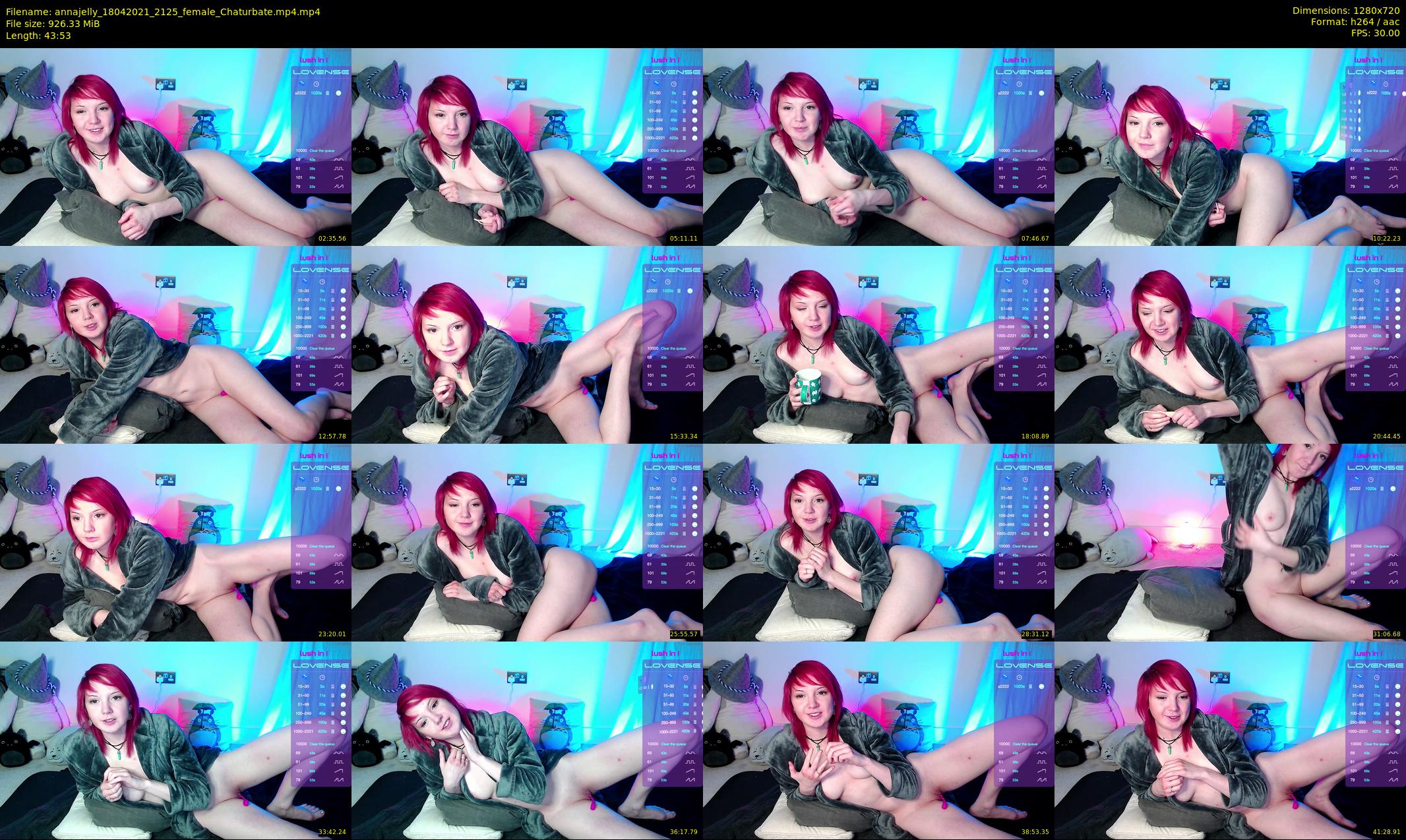 annajelly — 44 minute Chaturbate couple cam show recording, 720p, Apr 18, 2021