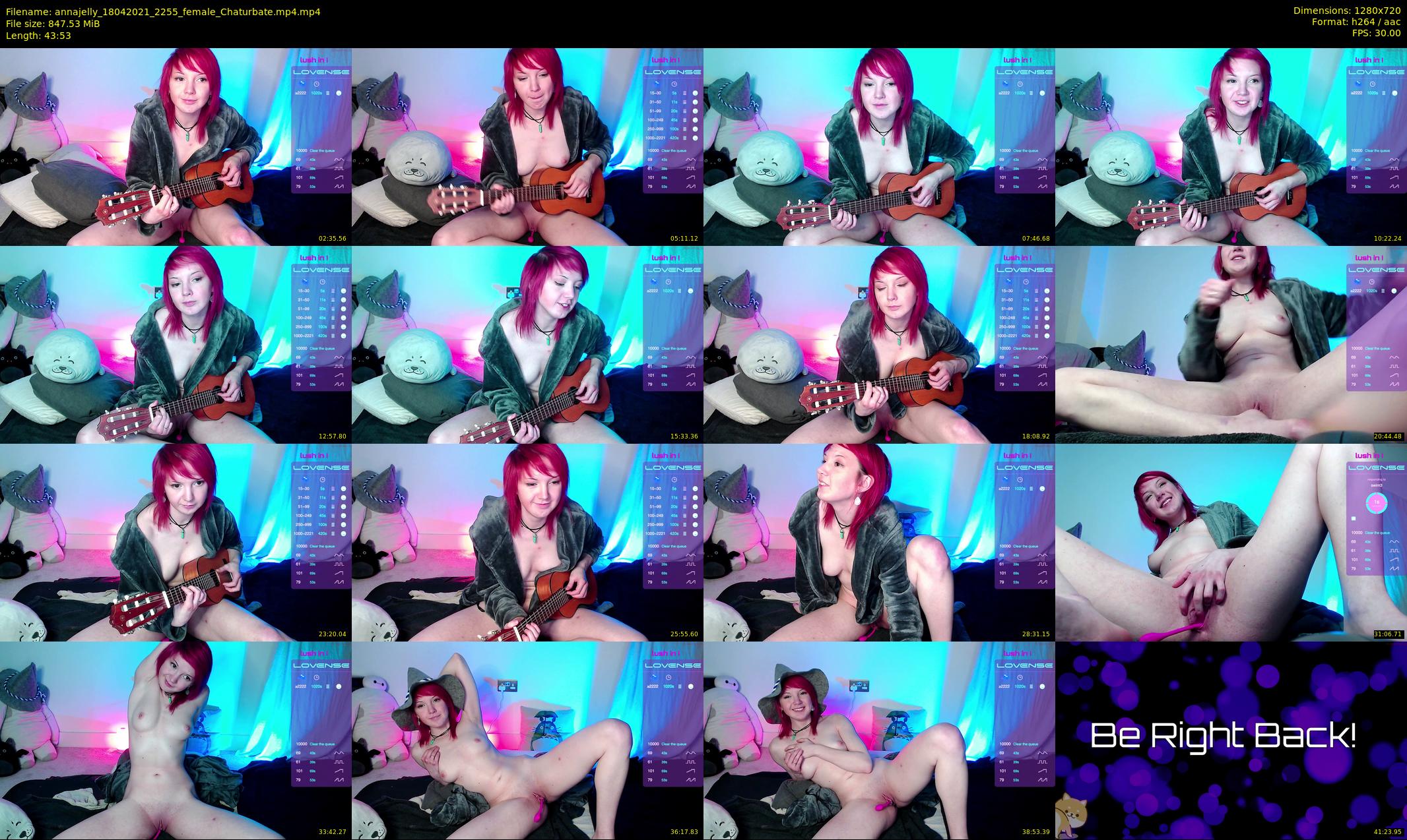 annajelly — 44 minute Chaturbate couple cam show recording, 720p, Apr 18, 2021
