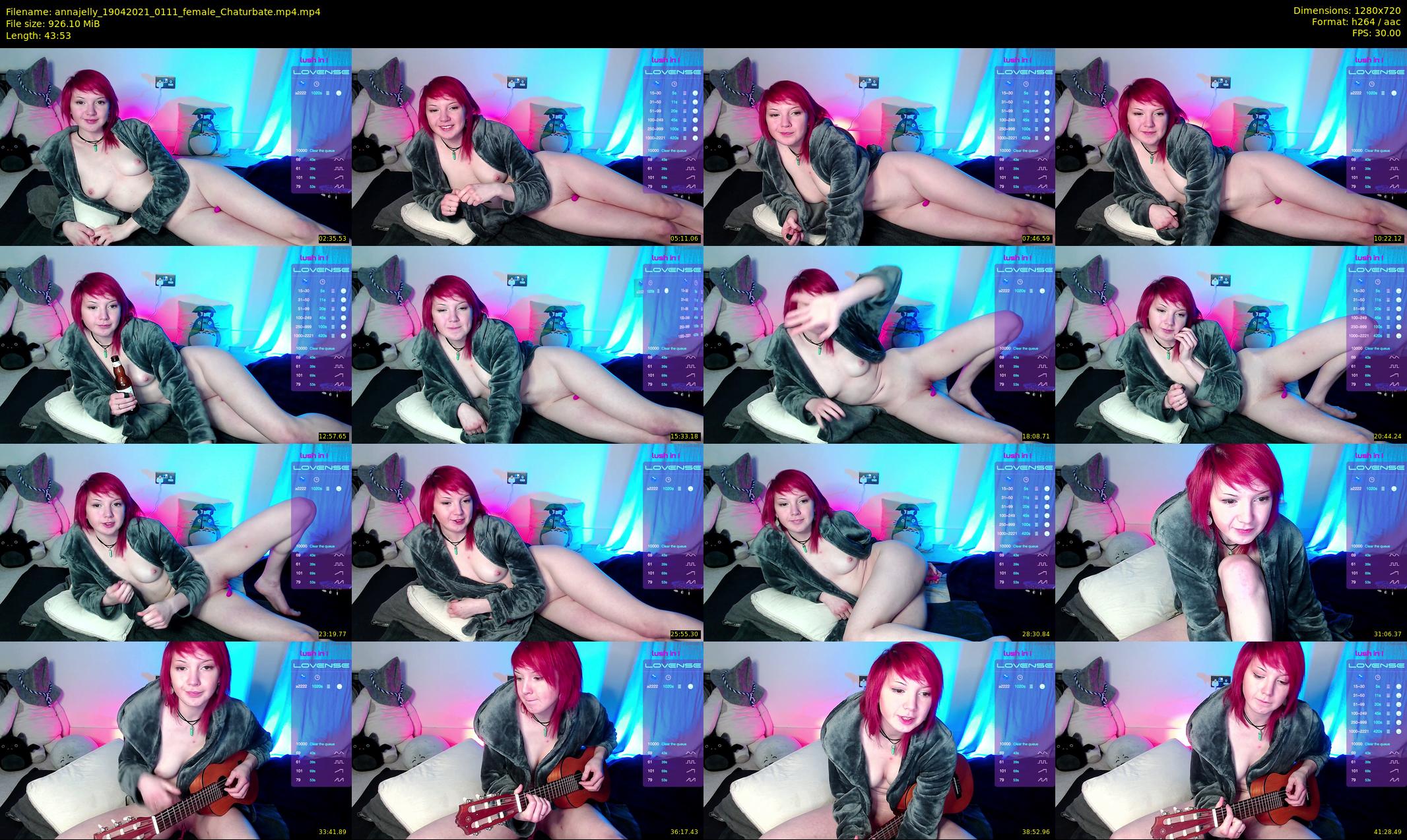 annajelly — 44 minute Chaturbate couple cam show recording, 720p, Apr 19, 2021