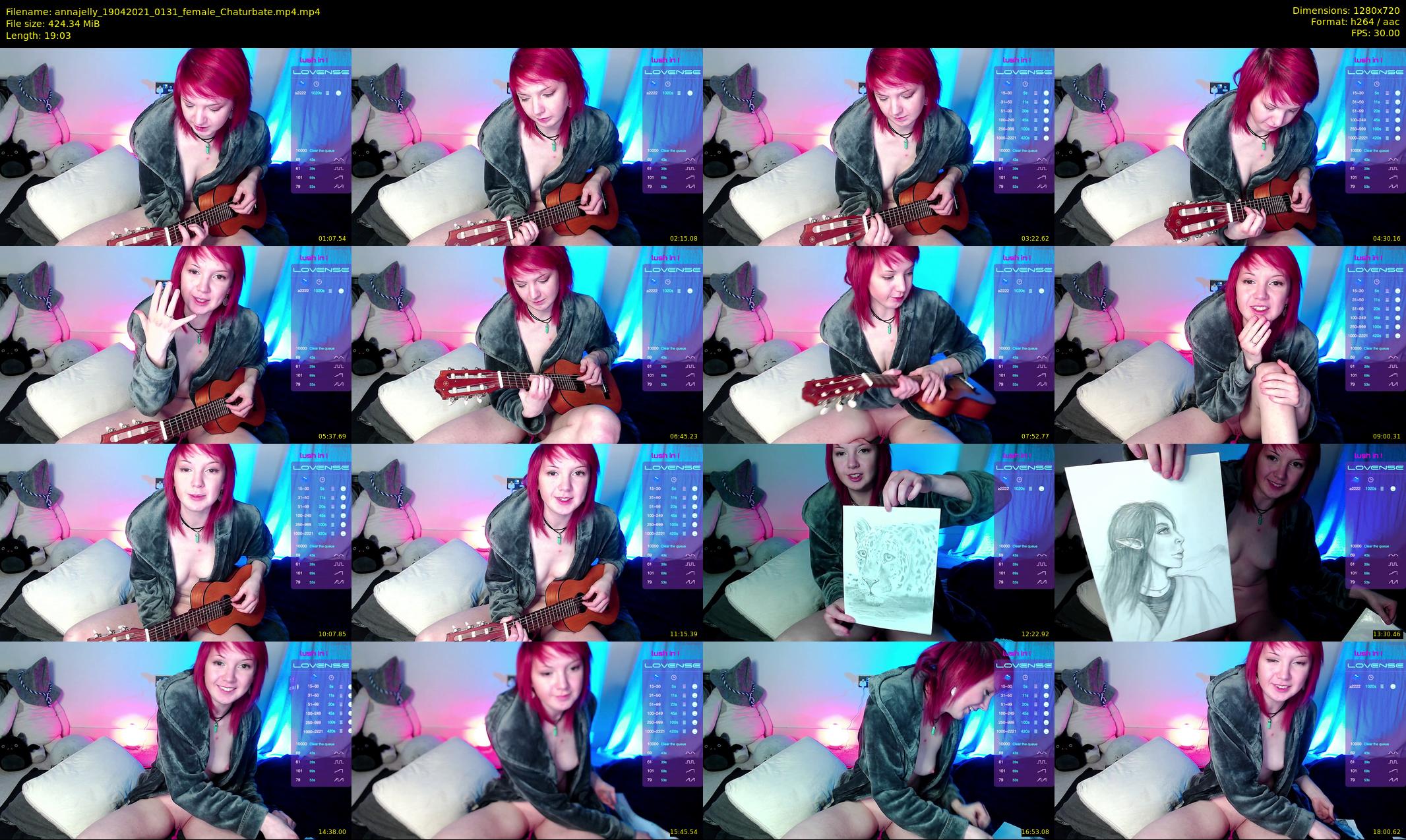 annajelly — 20 minute Chaturbate couple cam show recording, 720p, Apr 19, 2021