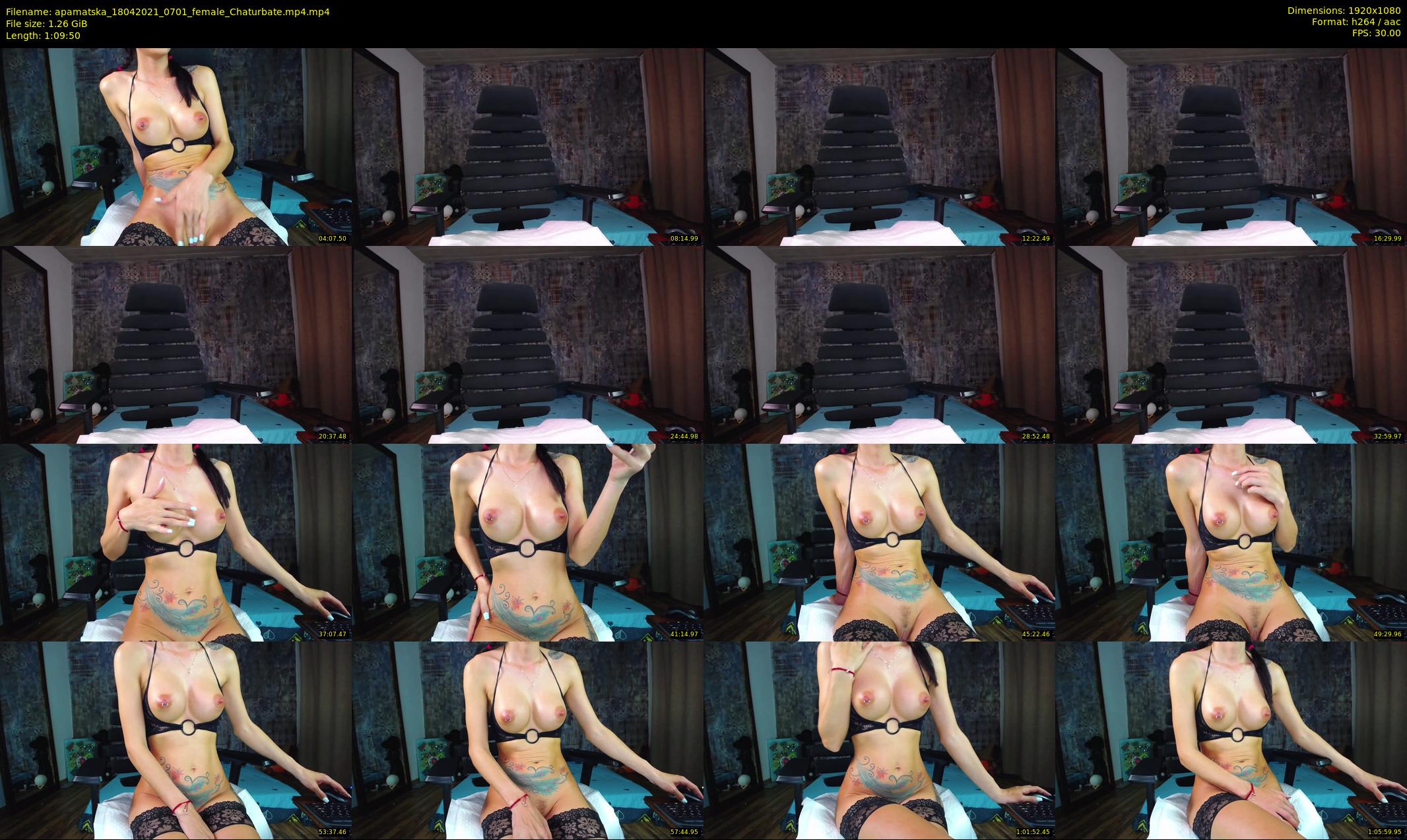 apamatska — 70 minute Chaturbate female cam show recording, 1080p, Apr 18, 2021