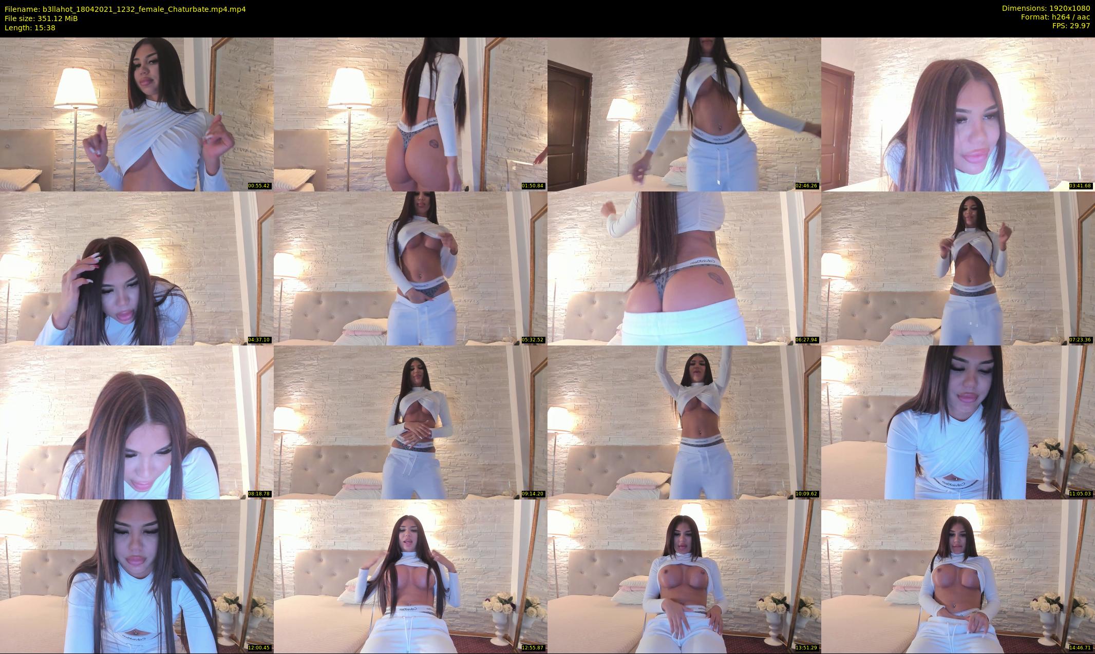 b3llahot — 16 minute Chaturbate female cam show recording, 1080p, Apr 18, 2021