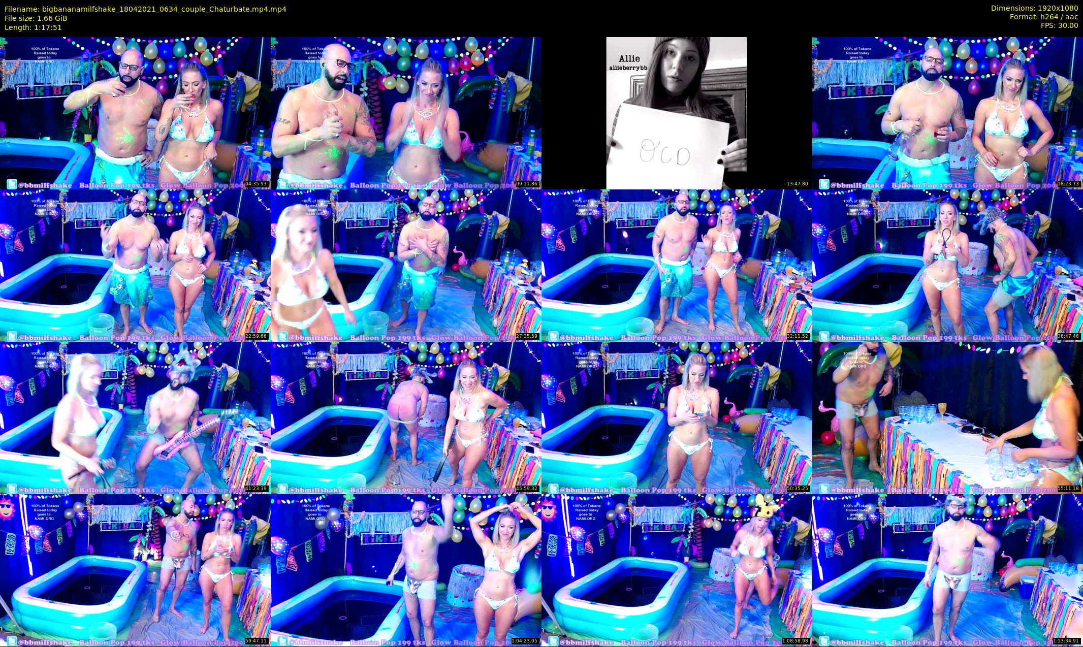 bigbananamilfshake — 78 minute Chaturbate couple cam show recording, 1080p, Apr 18, 2021