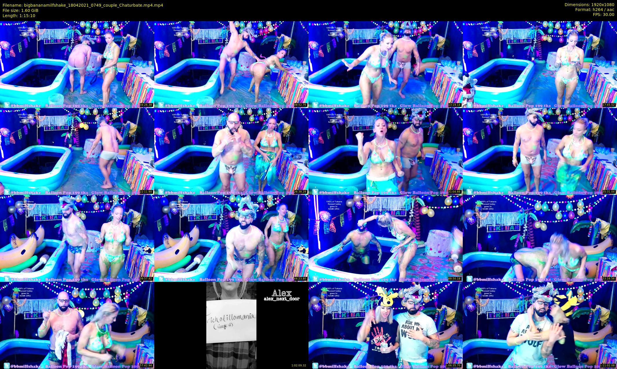 bigbananamilfshake — 76 minute Chaturbate couple cam show recording, 1080p, Apr 18, 2021