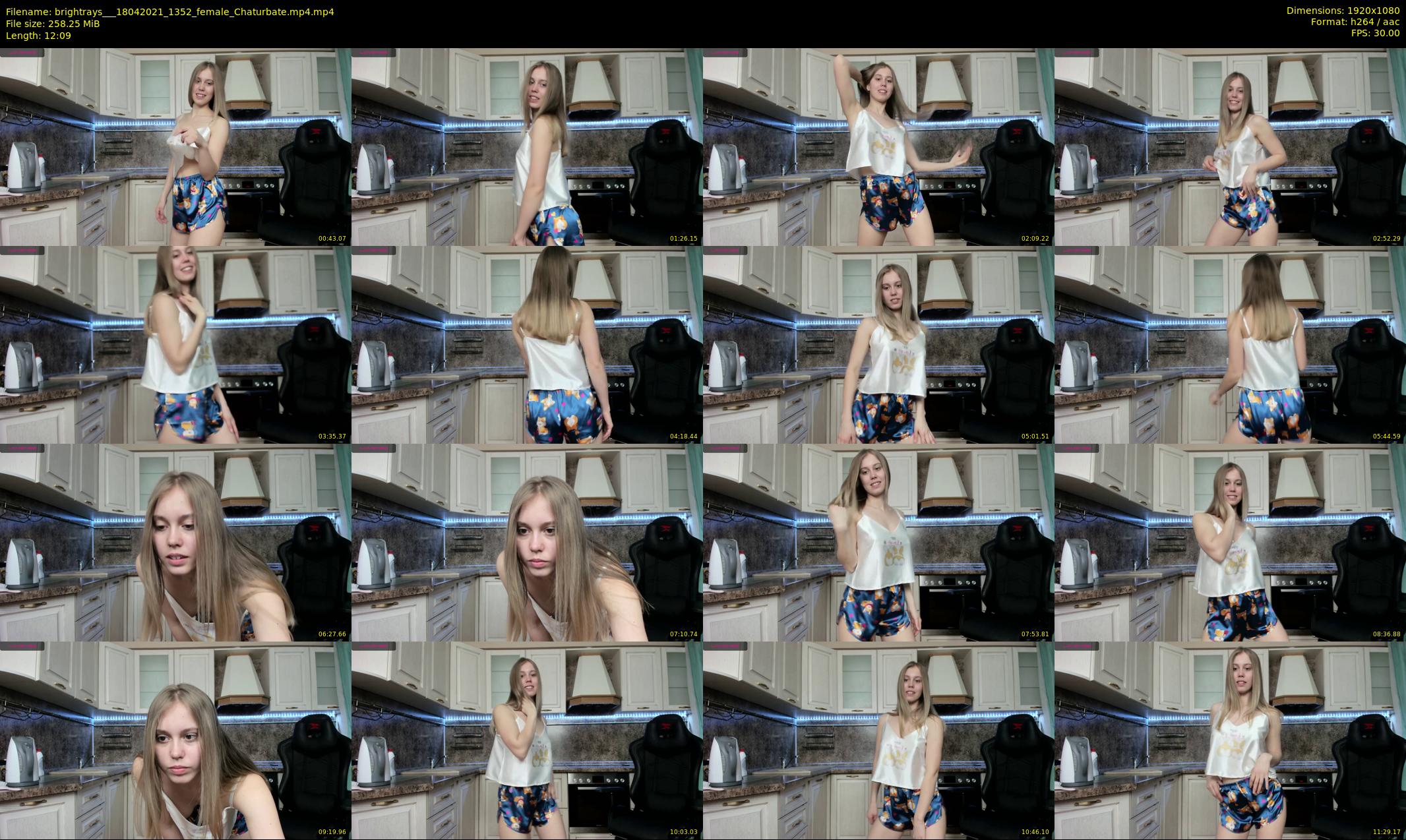 brightrays__ — 13 minute Chaturbate female cam show recording, 1080p, Apr 18, 2021
