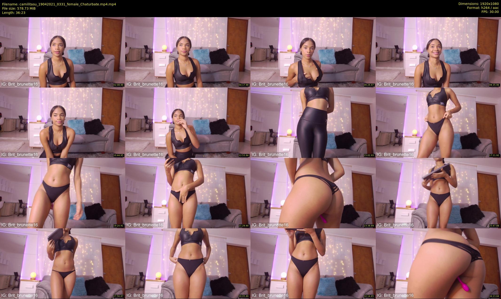 camilitasu — 37 minute Chaturbate female cam show recording, 1080p, Apr 19, 2021