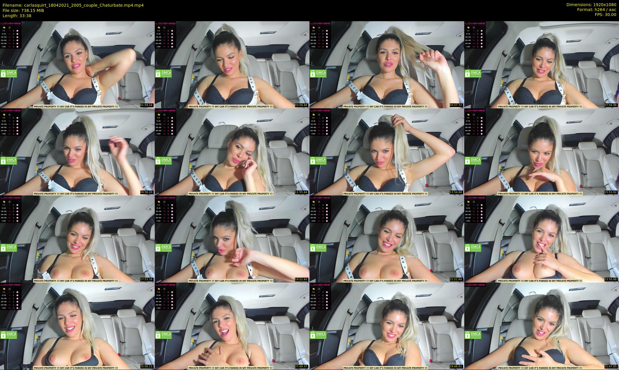 carlasquirt — 34 minute Chaturbate female cam show recording, 1080p, Apr 18, 2021