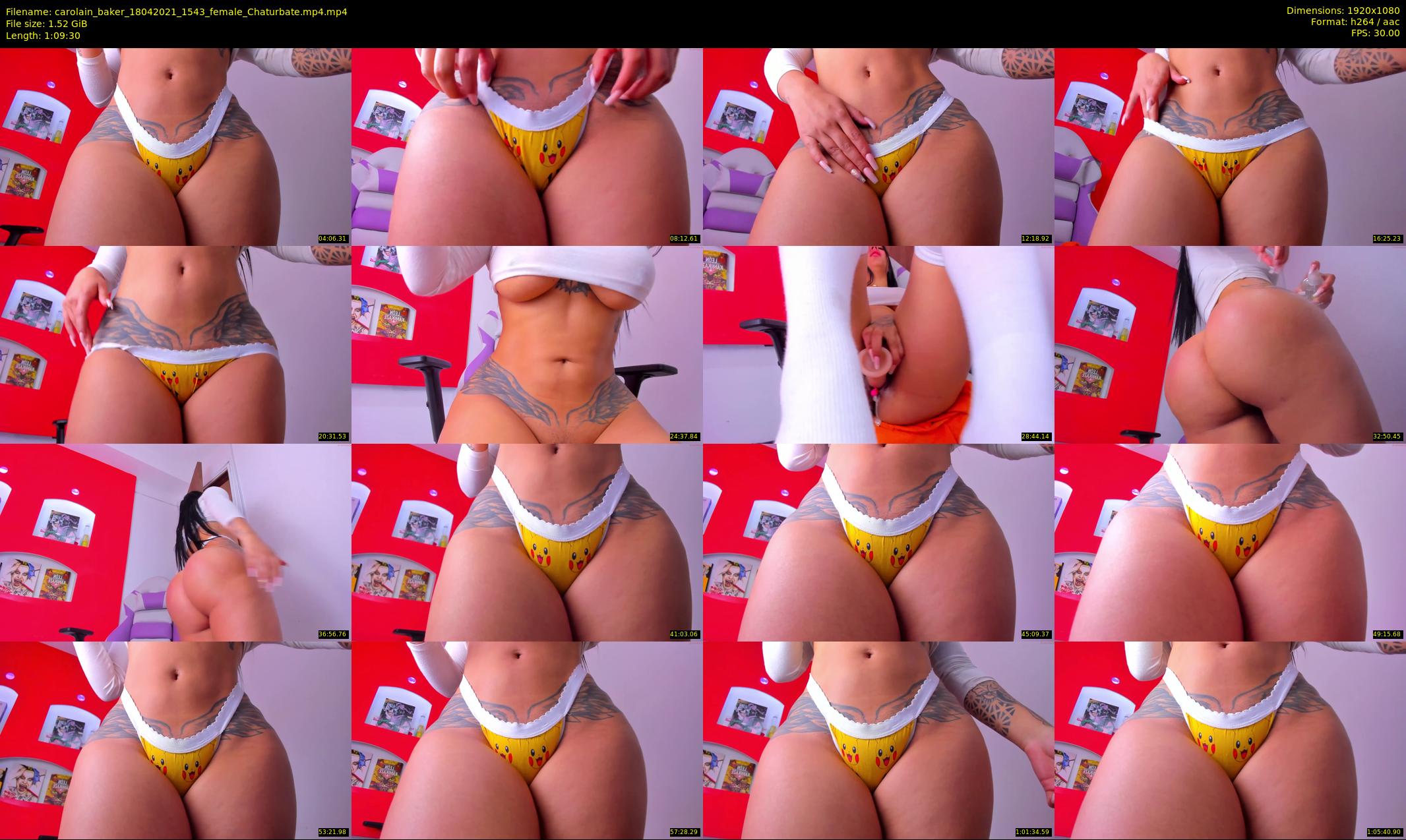 carolain_baker — 70 minute Chaturbate female cam show recording, 1080p, Apr 18, 2021