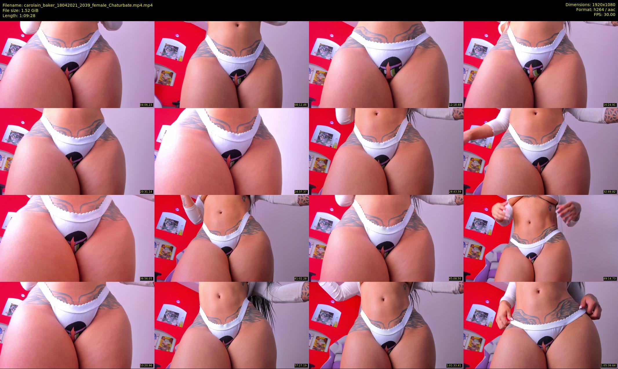 carolain_baker — 70 minute Chaturbate female cam show recording, 1080p, Apr 18, 2021