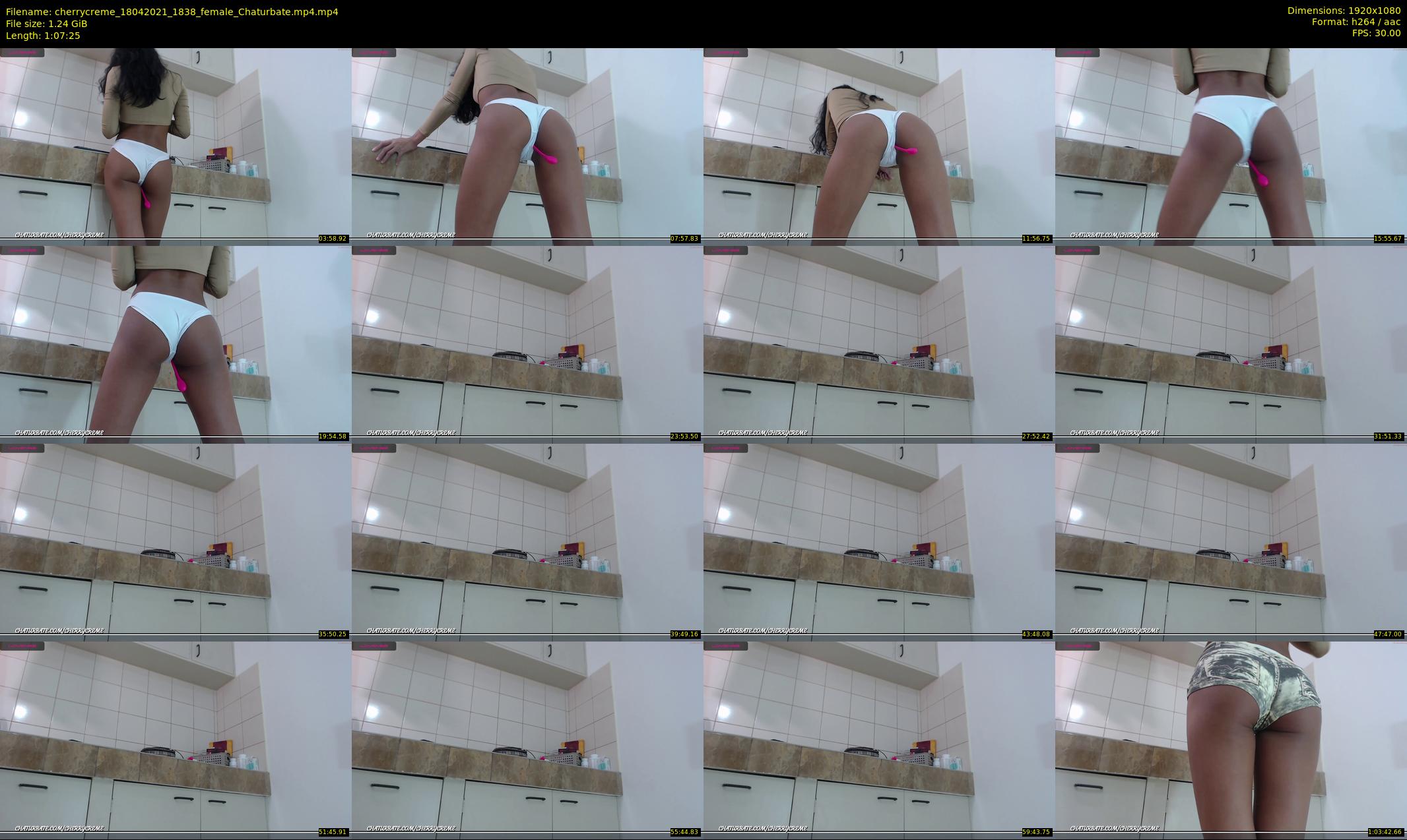 cherrycreme — 68 minute Chaturbate female cam show recording, 1080p, Apr 18, 2021
