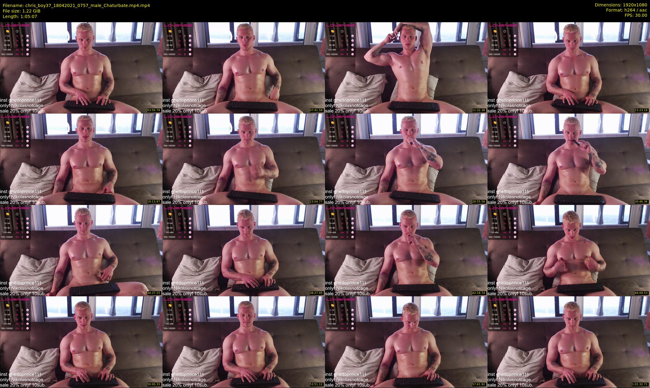 chris_boy37 — 66 minute Chaturbate male cam show recording, 1080p, Apr 18, 2021