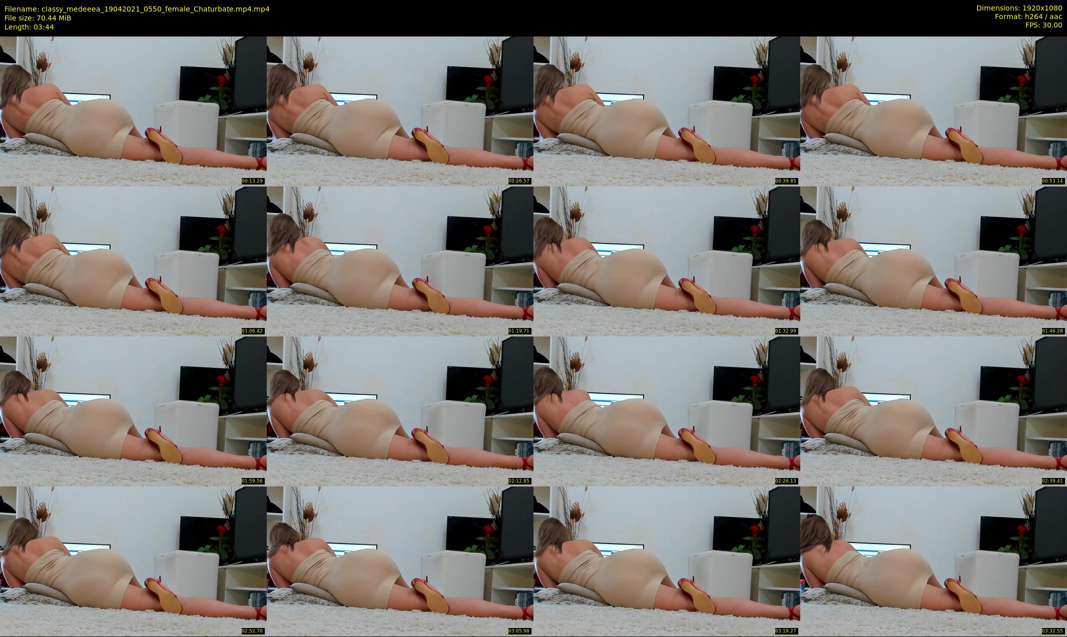 classy_medeeea — 4 minute Chaturbate female cam show recording, 1080p, Apr 19, 2021