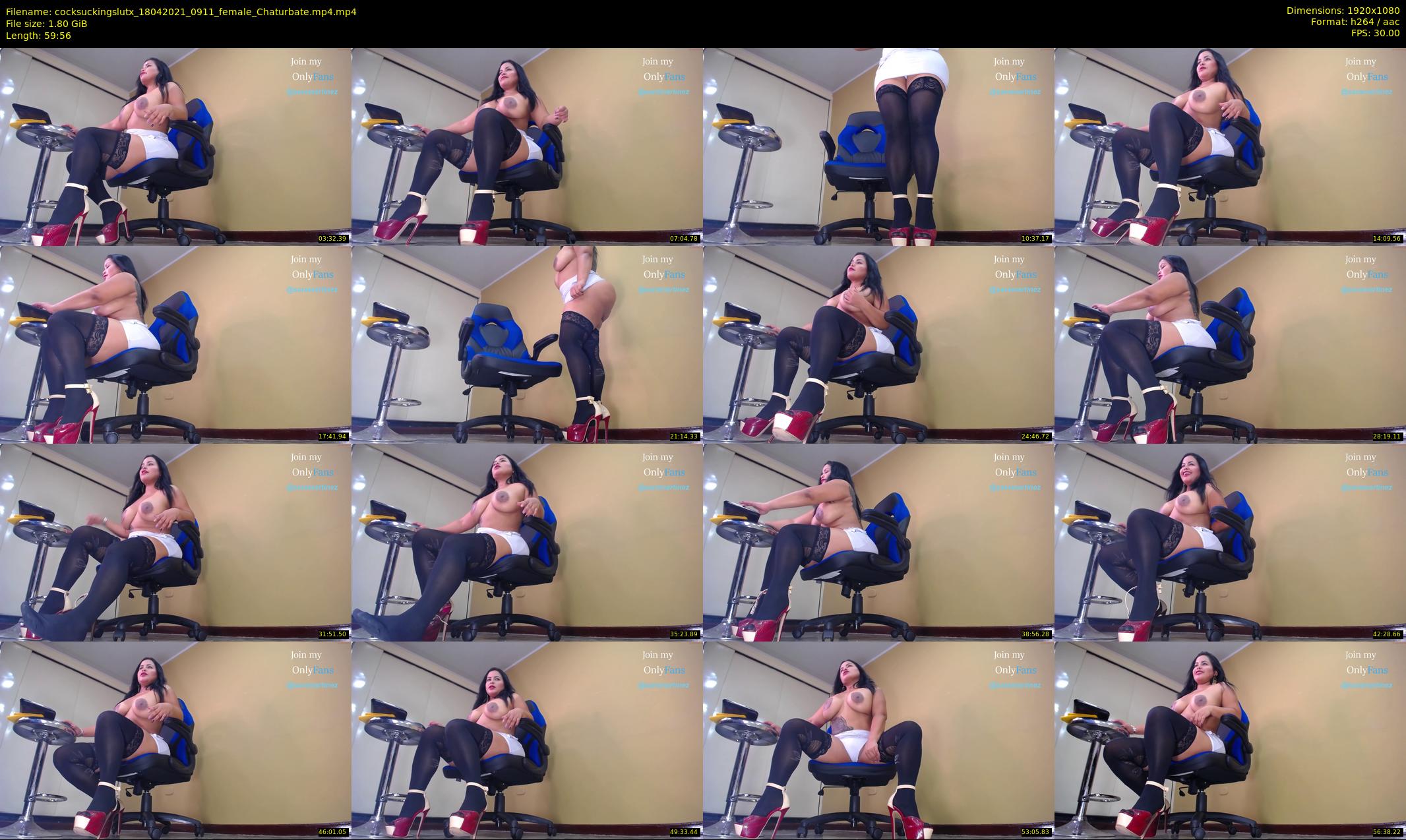 cocksuckingslutx — 60 minute Chaturbate female cam show recording, 1080p, Apr 18, 2021