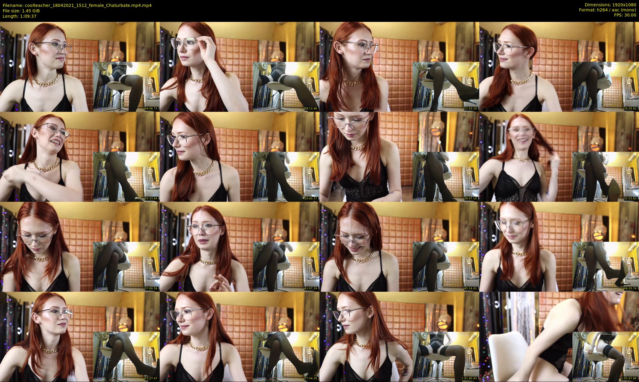 coolteacher — 70 minute Chaturbate female cam show recording, 1080p, Apr 18, 2021