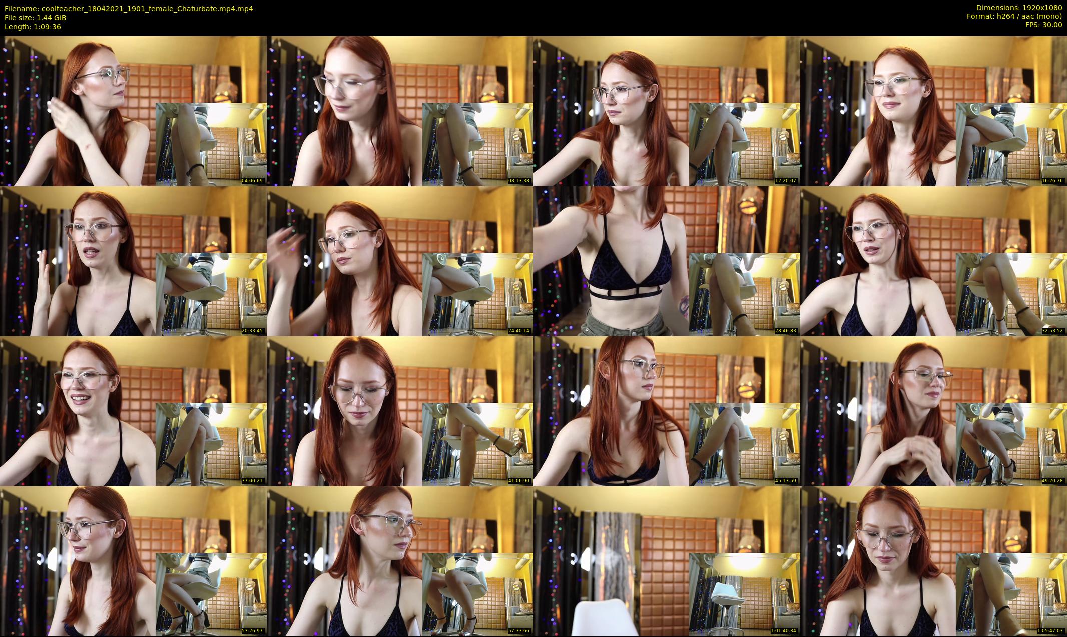 coolteacher — 70 minute Chaturbate female cam show recording, 1080p, Apr 18, 2021
