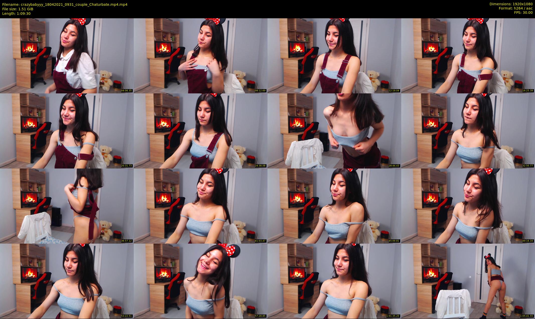 crazybabyyy — 70 minute Chaturbate couple cam show recording, 1080p, Apr 18, 2021
