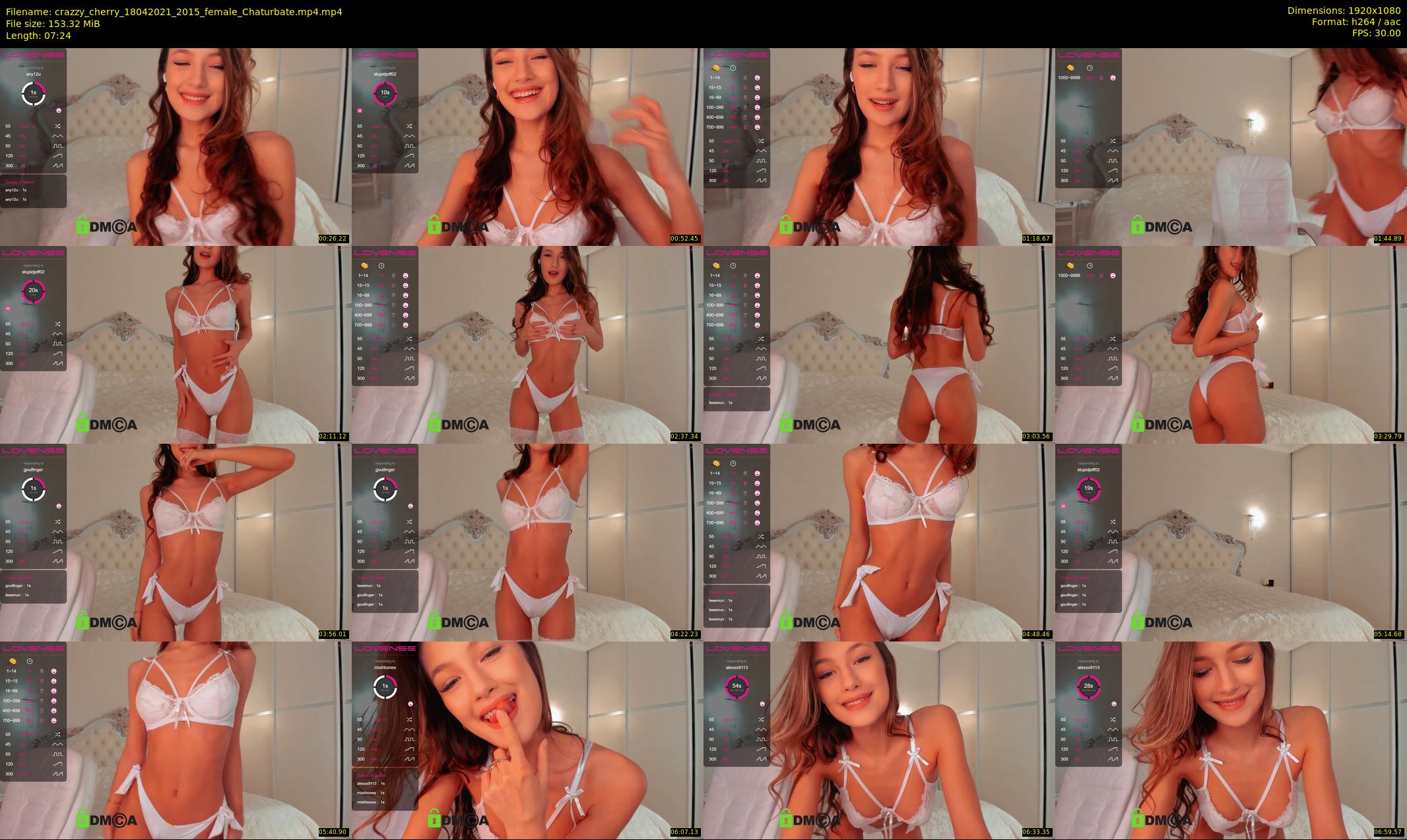 crazzy_cherry — 8 minute Chaturbate female cam show recording, 1080p, Apr 18, 2021