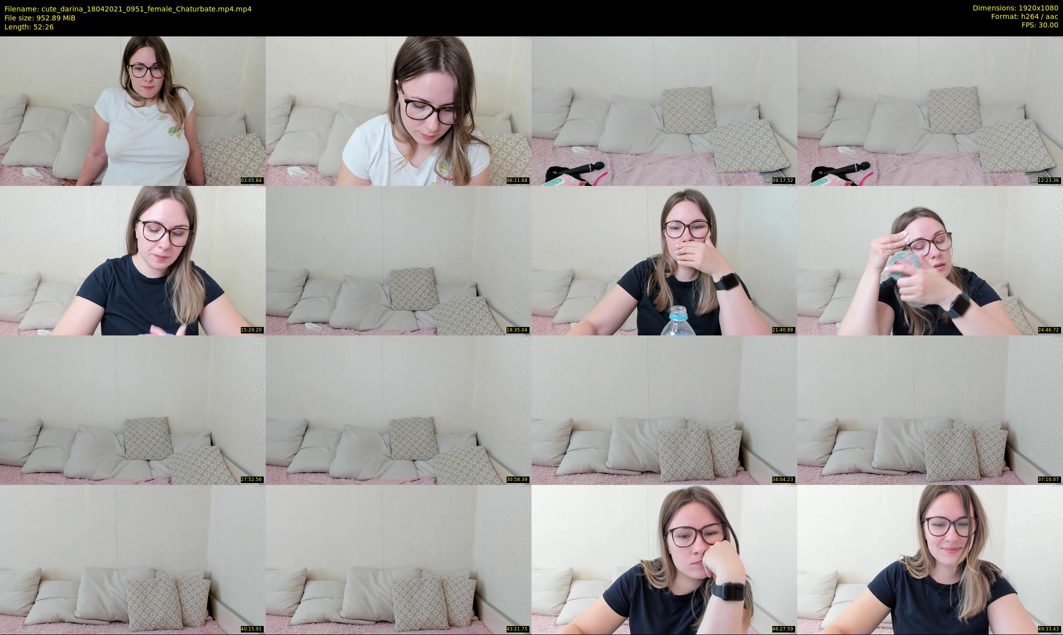 cute_darina — 53 minute Chaturbate female cam show recording, 1080p, Apr 18, 2021