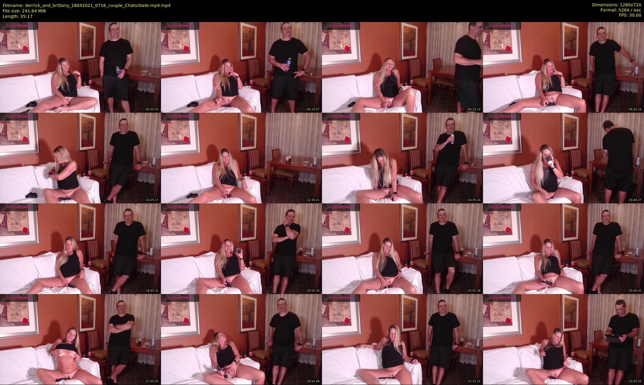derrick_and_brittany — 36 minute Chaturbate couple cam show recording, 720p, Apr 18, 2021
