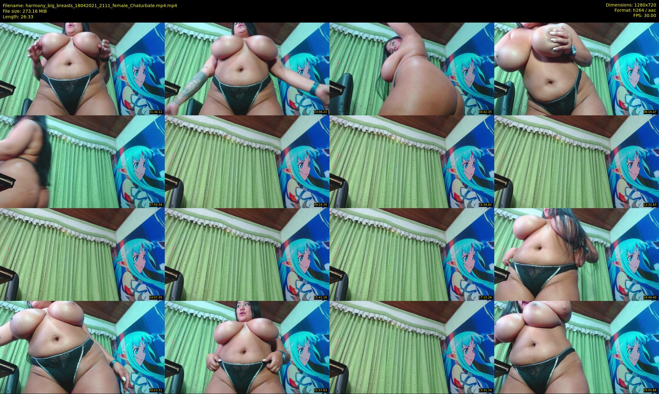 harmony_big_breasts — 27 minute Chaturbate female cam show recording, 720p, Apr 18, 2021