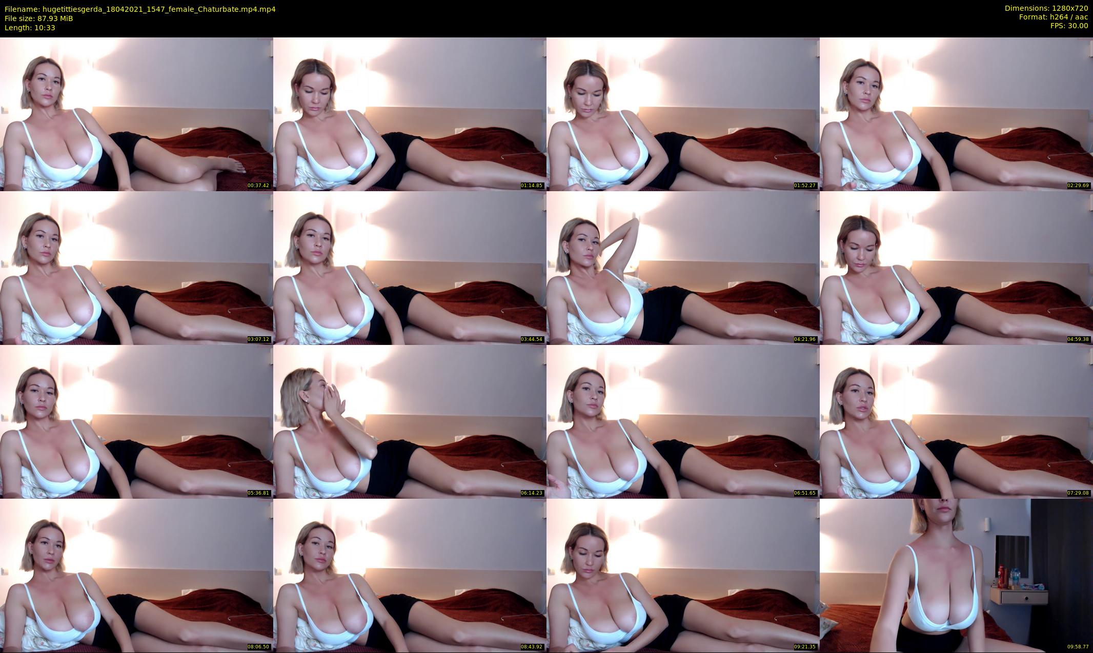 hugetittiesgerda — 11 minute Chaturbate female cam show recording, 720p, Apr 18, 2021