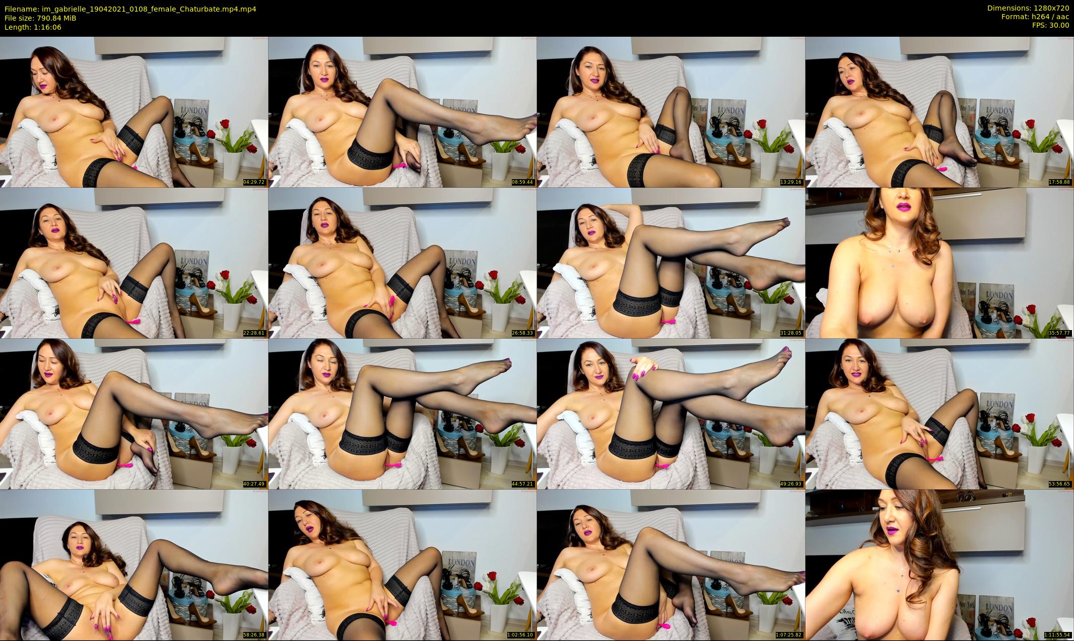im_gabrielle — 77 minute Chaturbate female cam show recording, 720p, Apr 19, 2021