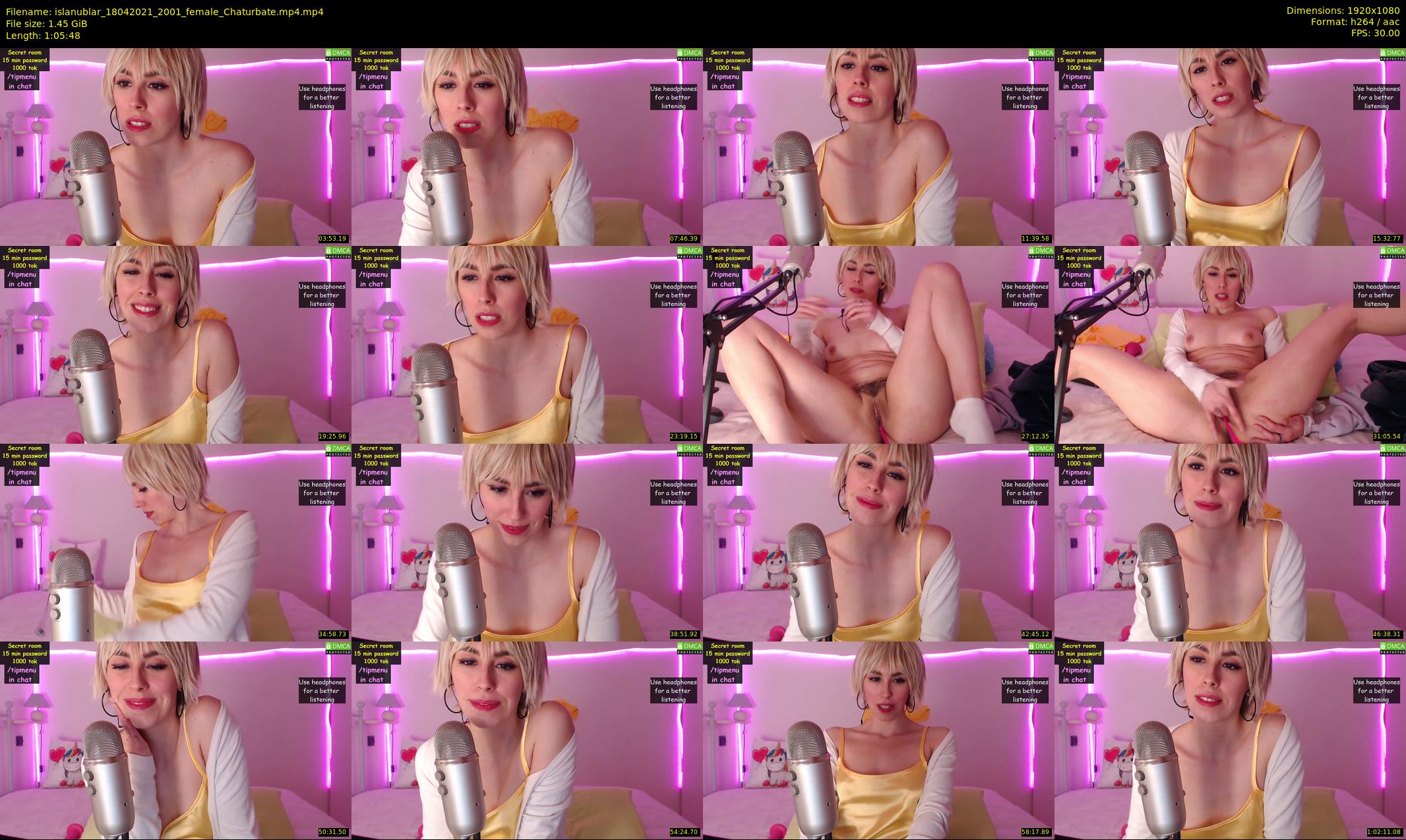 islanublar — 66 minute Chaturbate female cam show recording, 1080p, Apr 18, 2021