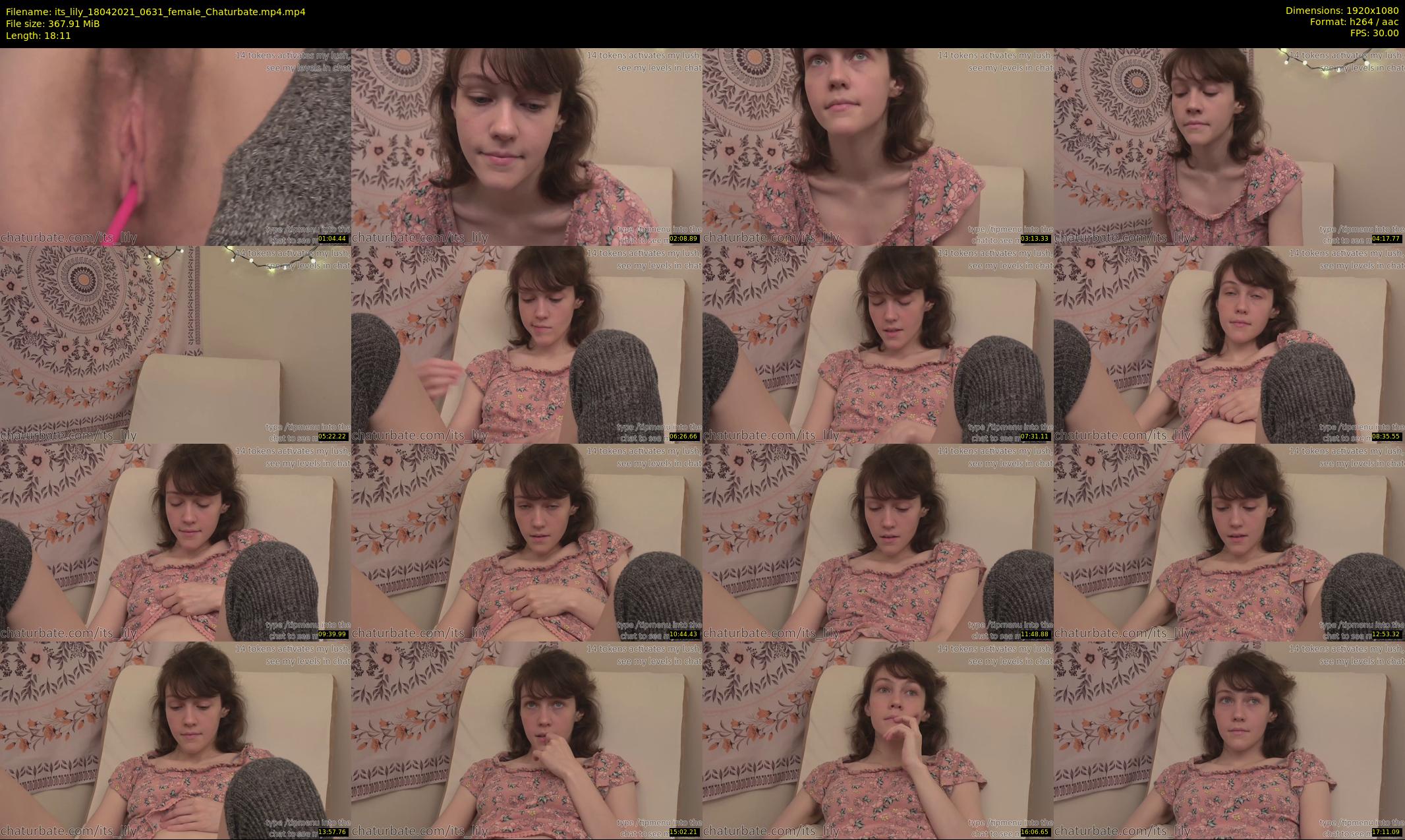 its_lily — 19 minute Chaturbate female cam show recording, 1080p, Apr 18, 2021
