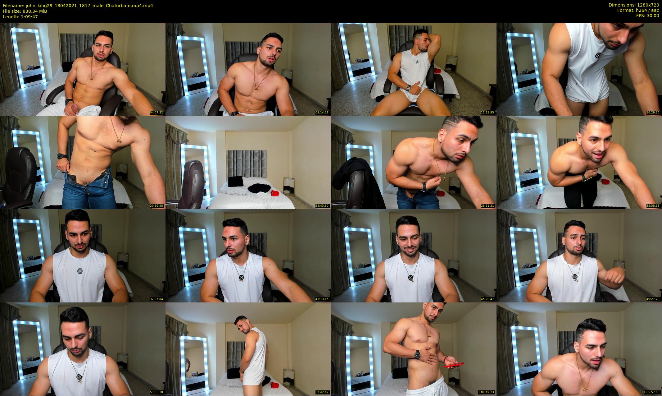 john_king29 — 70 minute Chaturbate male cam show recording, 720p, Apr 18, 2021